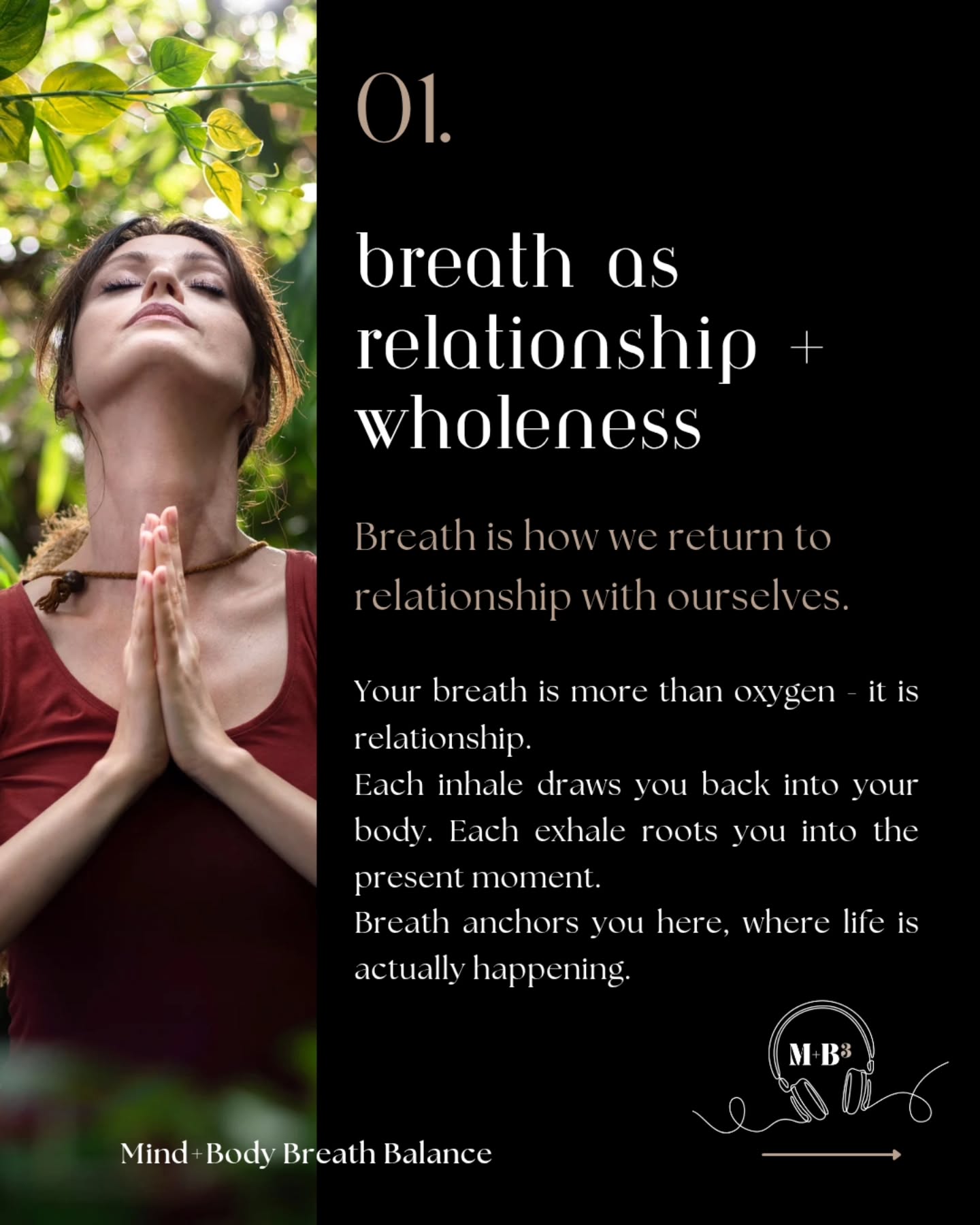 Your breath is more than oxygen. It is relationship.
Each inhale draws you back into your body.
Each exhale roots you into the present moment.
Breath anchors you here, where life is actually happening.
When you return to your breath, you return to wholeness. You re-enter into a connected relationship with yourself.
And from that place, your capacity to be fully connected with life, people, animals- the air, the earth, the sky, the water - expands.
Breath is unifying. It reminds us that every inhale is borrowed from the world around us, and every exhale is a gift back.
Through this rhythm, we remember:
✨ We are not separate. We are woven into the living fabric of all things.
This is the baseline of wholeness. This is the power of breath.
💨 Ready to experience it fully? Join me for a Somatic 9D Breathwork experience, where breath becomes connection.
DM for session information or visit the link in my bio. 🩵