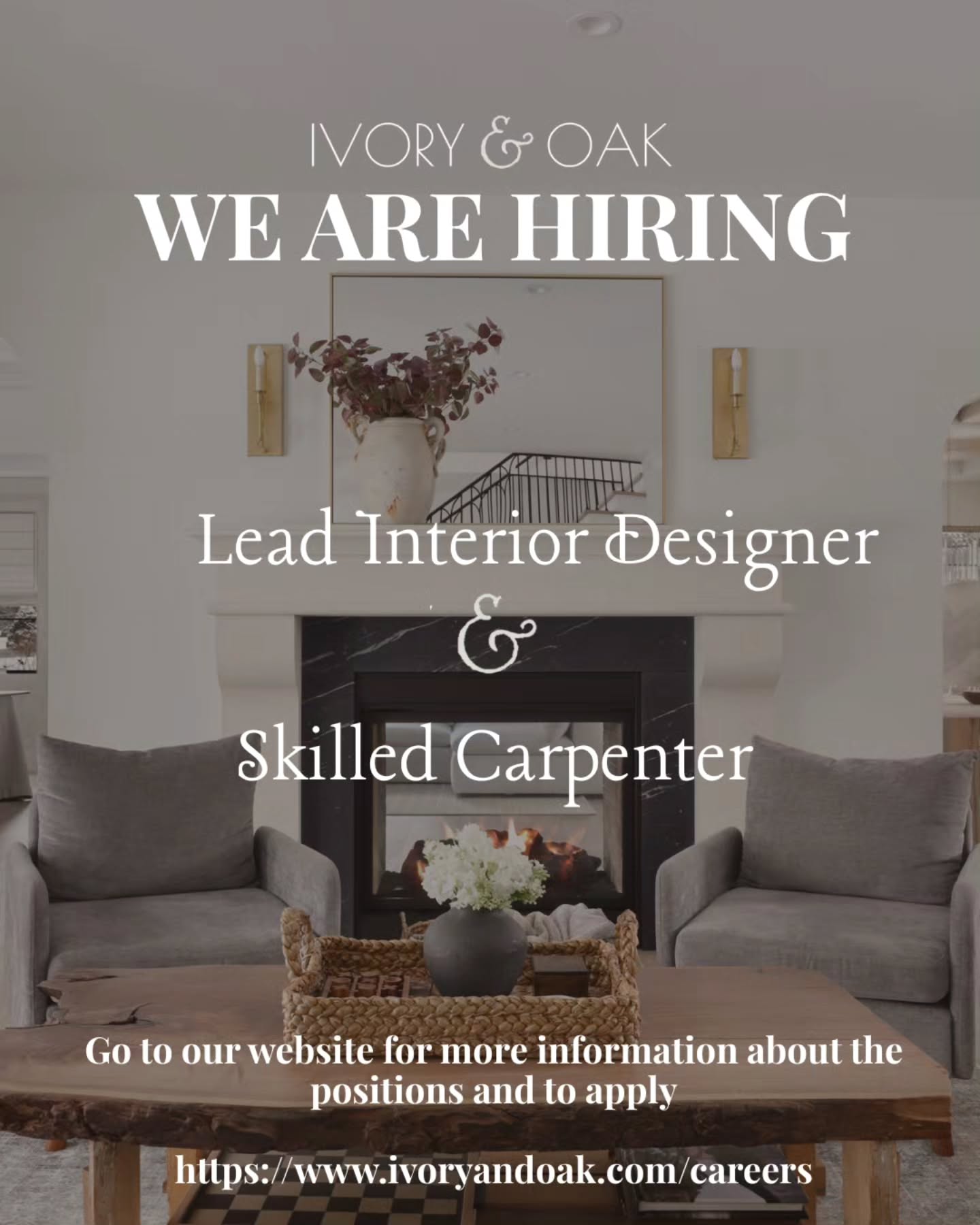 Ivory & Oak is growing! We are looking for talented and reliable people to join our team. If you know anyone, please pass this along. More info on our website www.ivoryandoak.com/careers
#interiors #interiordesign #westchesterinteriordesign #westchesterhomemagazine #WestchesterInteriors