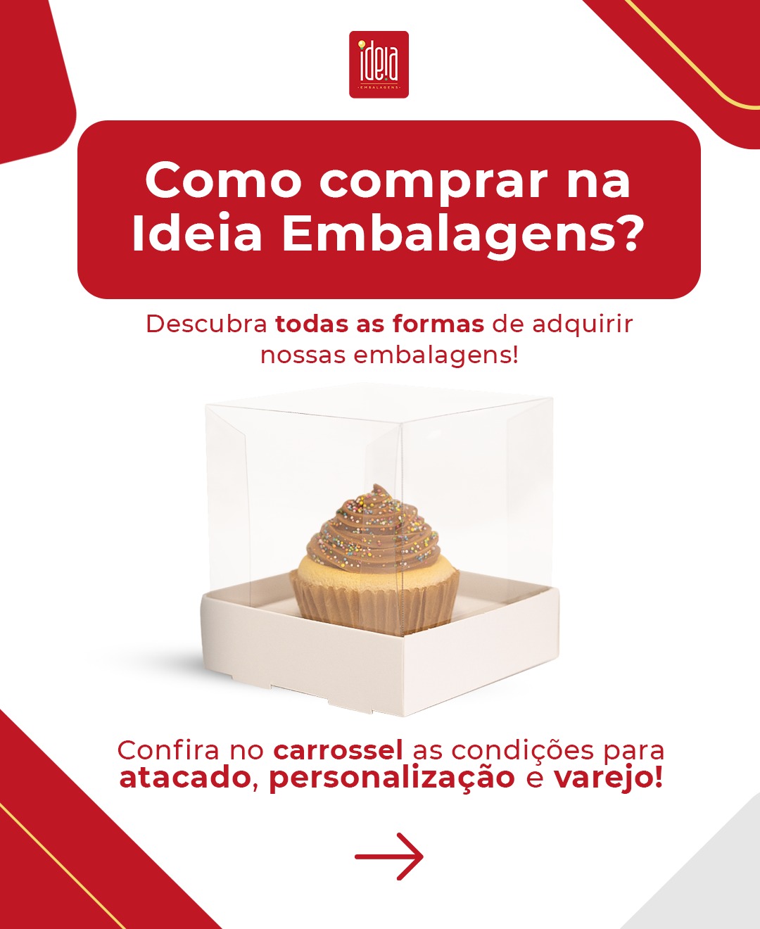 Precisa de embalagens? Temos opções para todos!
✨ Atacado para negócios.
✨ Personalização para sua marca.
✨ Varejo para pequenas quantidades.
👉 Confira os detalhes no post e fale com a gente!