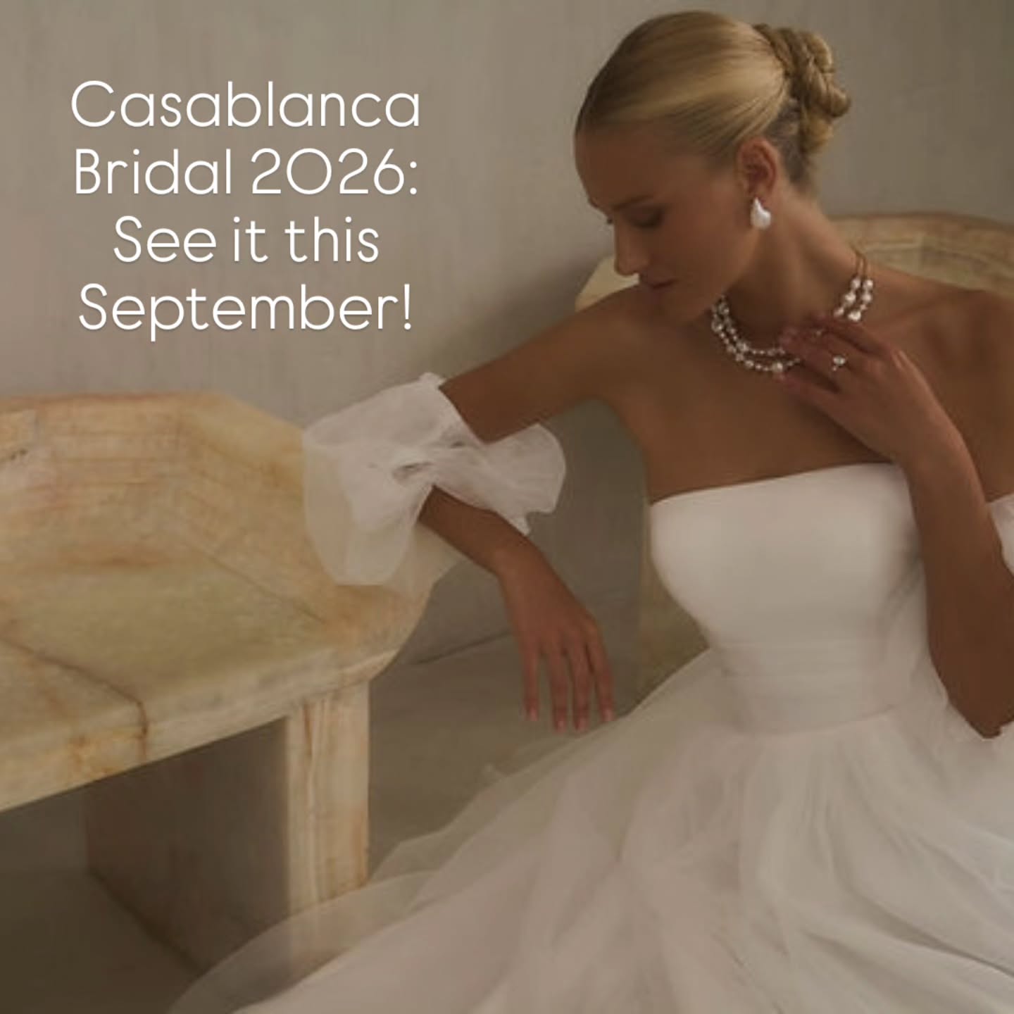 Get ready, retailers — Casablanca Bridal’s 2026 Collection is here, and it’s a true celebration of artistry and innovation.
Known for its exceptional craftsmanship and trend-driven yet timeless designs, Casablanca Bridal once again raises the bar with a collection that blends bold statements, luxurious fabrics, and unforgettable details. Designed to meet the evolving tastes of modern brides, this lineup is a must-see for buyers looking to refresh their offerings with gowns that promise to turn every fitting into a “yes” moment.
This weekend @bridalweekofficial Harrogate
Visit stand M25
#CasablancaBridal