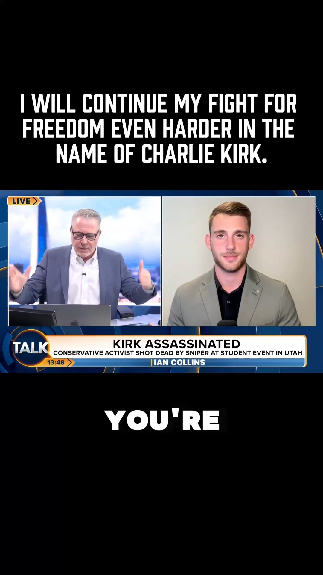 🚨: I will continue my fight for freedom, even harder, in the name of @charliekirk1776
This is not about left vs right, it is about good vs evil. We are in a spiritual war, and Charlie was one of those brave men leading us into that battle.
It is beyond insulting that @Keir_Starmer spoke about the importance of free speech in context of Charlie’s death. Shame on you. I know for a fact that if Charlie Kirk had been in the UK, he would have been one of your main targets to get locked up. Starmer is responsible for stirring the hatred that drove a bullet into Charlies neck.
Stay positive people, we will win!
#Freedom #CharlieKirk