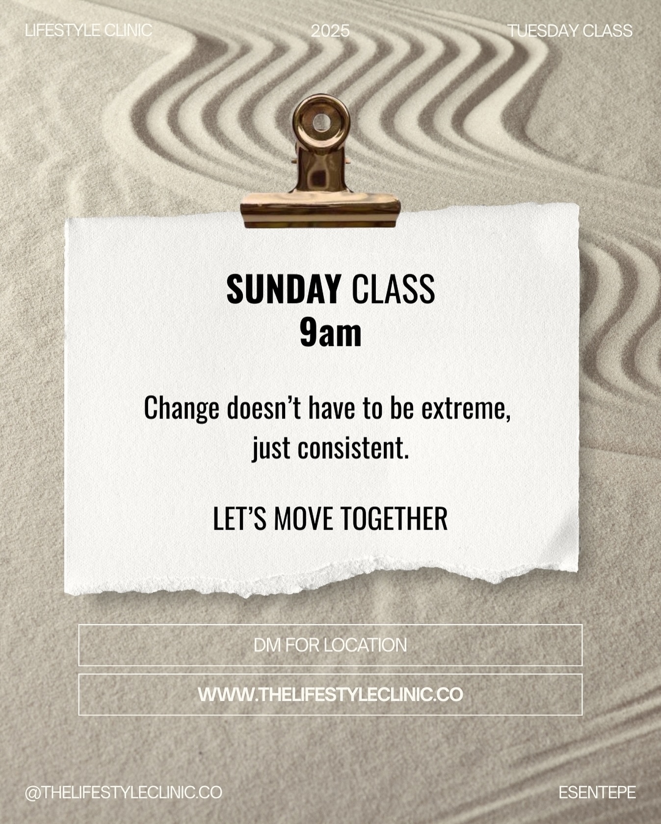 Attention LOCALS!
SUNDAY Class 💪🏼
Weight loss, type 2 diabetes reversal or simply want to work those muscles while having fun?
All ages, all fitness levels - join us tomorrow 9am at Lifestyle Land.
Change doesn’t have to be extreme, just consistent.
First Class is FREE ✔️
DM for location.
Cannot wait to see you there 🤍
______
#weightloss #diabetesreversal #fitnessfun #healthycommunity #lifestylechange #esentepe #lifestyleclinic #diabetestype2