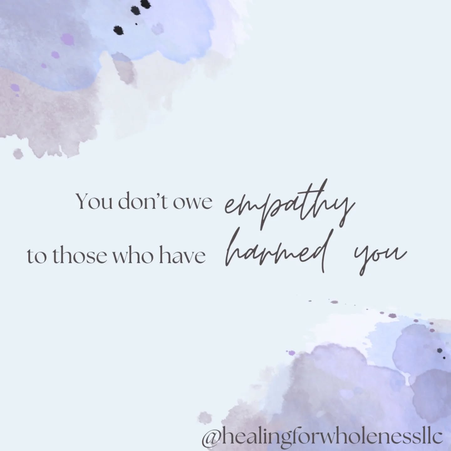 Too often, marginalized people are told to respond to harm with grace, strength, and compassion. We’re expected to be endlessly forgiving, even to those who uphold systems that harm us.
Let’s be clear: empathy is not owed.
This doesn’t mean we condone violence. It means protecting ourselves by deciding who deserves our emotional energy. We can call for justice and accountability without giving away our sacred empathy to those who have worked against our humanity.
The demand that we stay strong and endlessly compassionate is not liberation — it is dehumanization. It robs us of our right to be tender, vulnerable, and fully human.
✨ Protecting your peace looks like reclaiming your empathy, redirecting it inward, and offering it to the people and communities who truly see and support you.