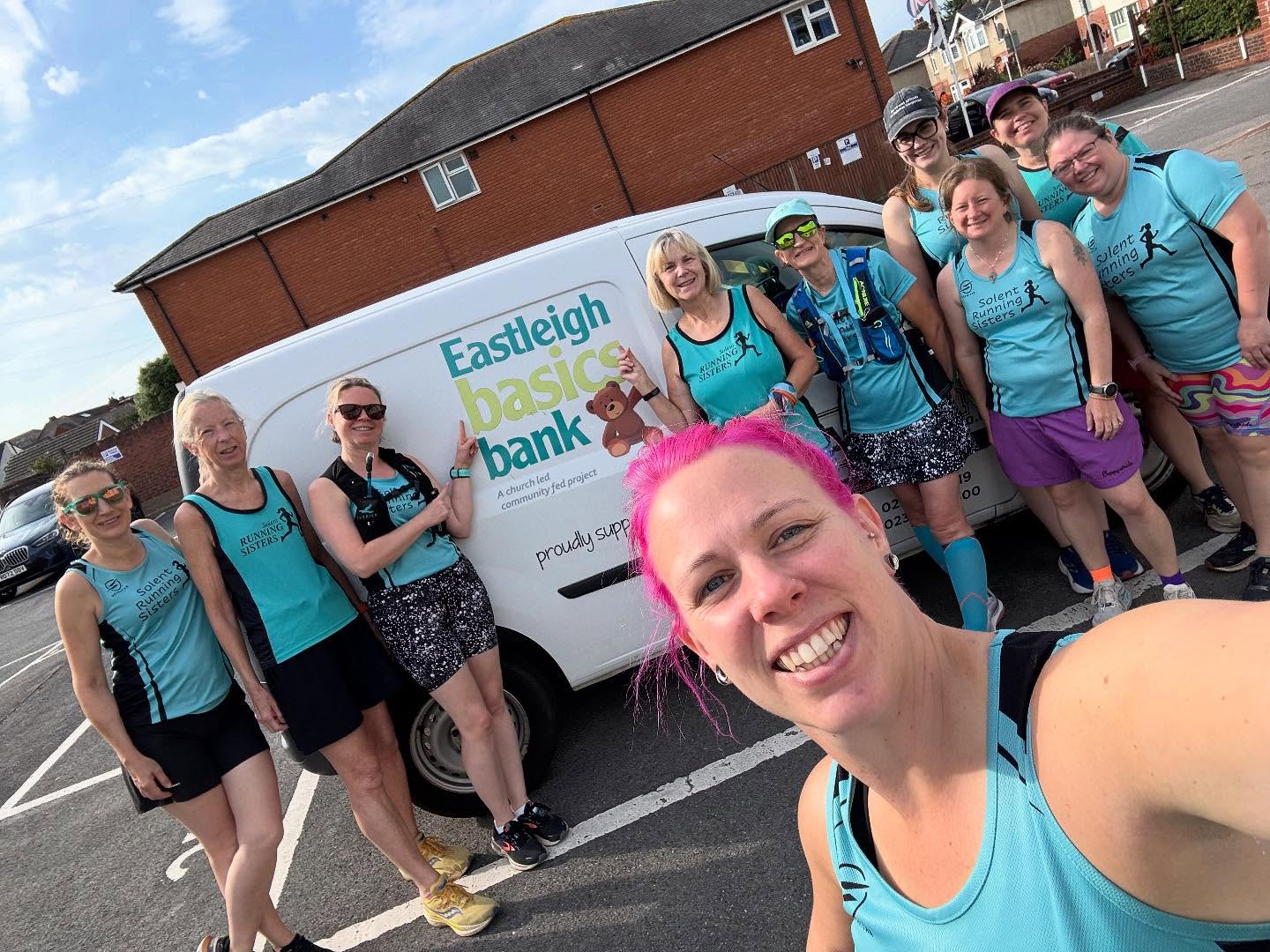 On Sunday, a group of our members took part in our annual @food_bank_run
We met up at Eastleigh Basics bank, went for a chatty 5k and finished back at the basics bank and collated all our donations.
One of our lovely members then delivered it all to them.
We love our annual @food_bank_run and love the initiative. After this weeks donation we received a lovely message thanking us.
Please donate to your local food bank if you can, their lists of needs are on their websites, or buy that extra tin of something in the supermarket, and donate it there, most now have a box after the tills to donate to a local bank.
Thank you to all who joined us and to those you couldn’t attend the run but dropped donations to others to bring along or donated money online
#foodbankrun #foodbank #eastleighbasicsbank #solentrunningsisters #runningsisters #solent #eastleigh #southampton #chandlersford #bitterne #runners #runnersofinstagram #womenwhorun #femalerunners #werunthesestreets #runclub #ukathletics #fitness #running #runnersofinstagram #instarunner #girlsthatrun #womenthatrun #thisgirlcan #fundayrunday #runhappy #trailrunning #roadrunning #sherunsthis #TealArmy #TeamTeal