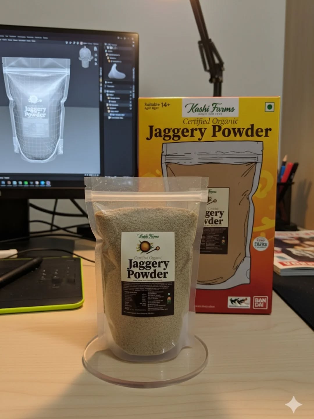 Trending the trend.
#instatrend #geminiai #3dmodel #KashiFarms #jaggerypowder owder #organicFarming