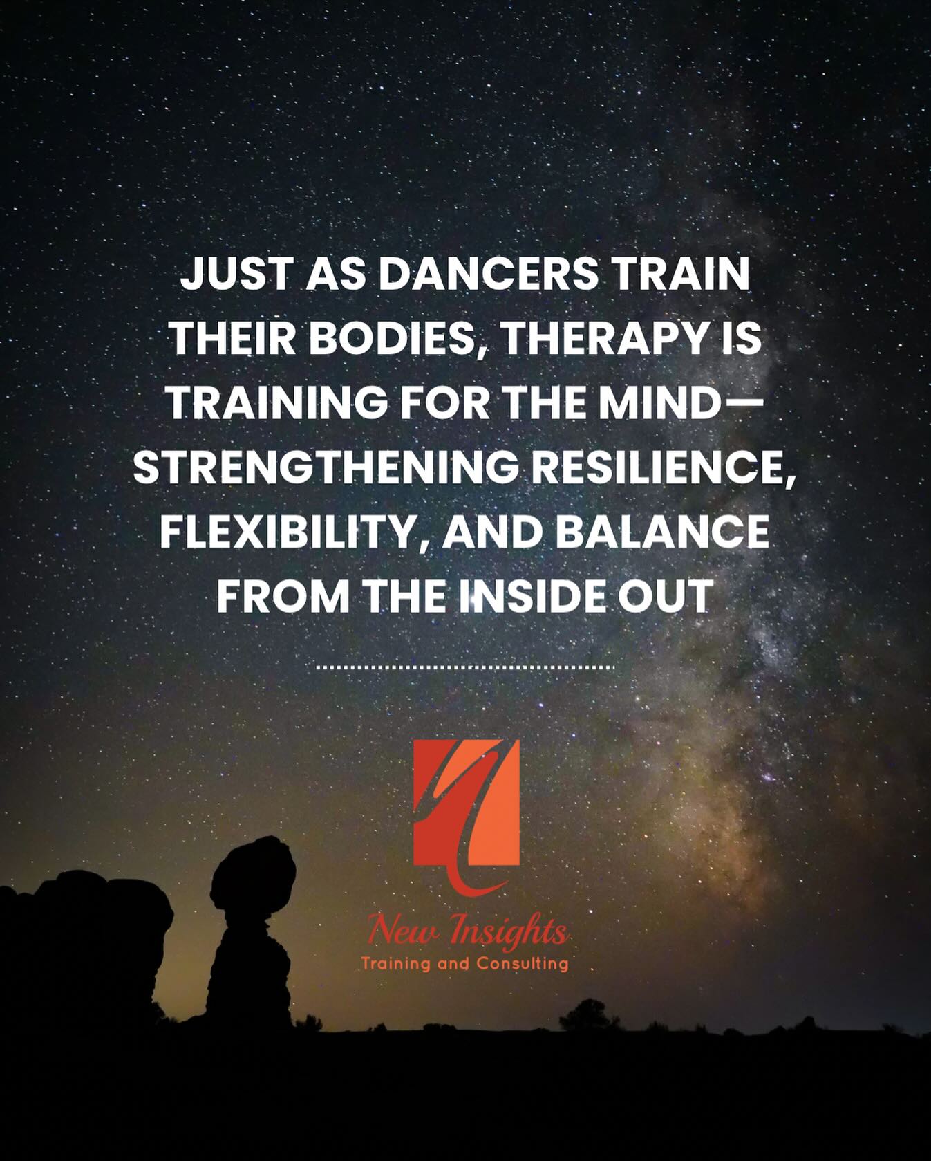 Taking care of your mental health is not a sign of weakness—it’s a sign of commitment to your growth as an artist and as a person. Every rehearsal, every performance, every stage moment is stronger when you’re grounded in both body and mind.
Prioritize your whole self. The art you create will thank you.
If you are considering beginning your therapy journey, drop us a note. Link in Bio.
#DancerWellness #PerformancePsychology #MentalHealthInDance #StrongerEveryDay #DancersMindset #NewInsightsTraining