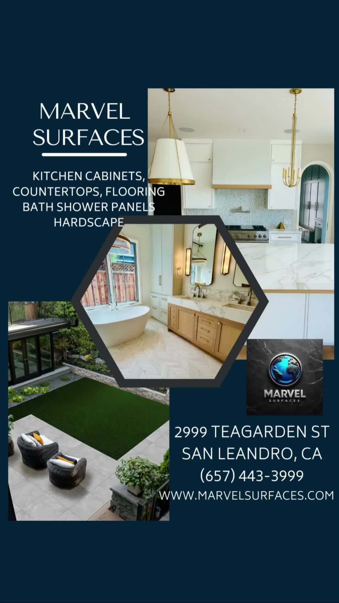 Dreaming of a refresh for your home? 🌟 Explore our latest project featuring MARVEL SURFACES cabinets and countertops that redefine elegance! Don't wait — elevate your space today! Contact us now! 👉 https://marvelsurfaces.com #HomeImprovement #InteriorDesign