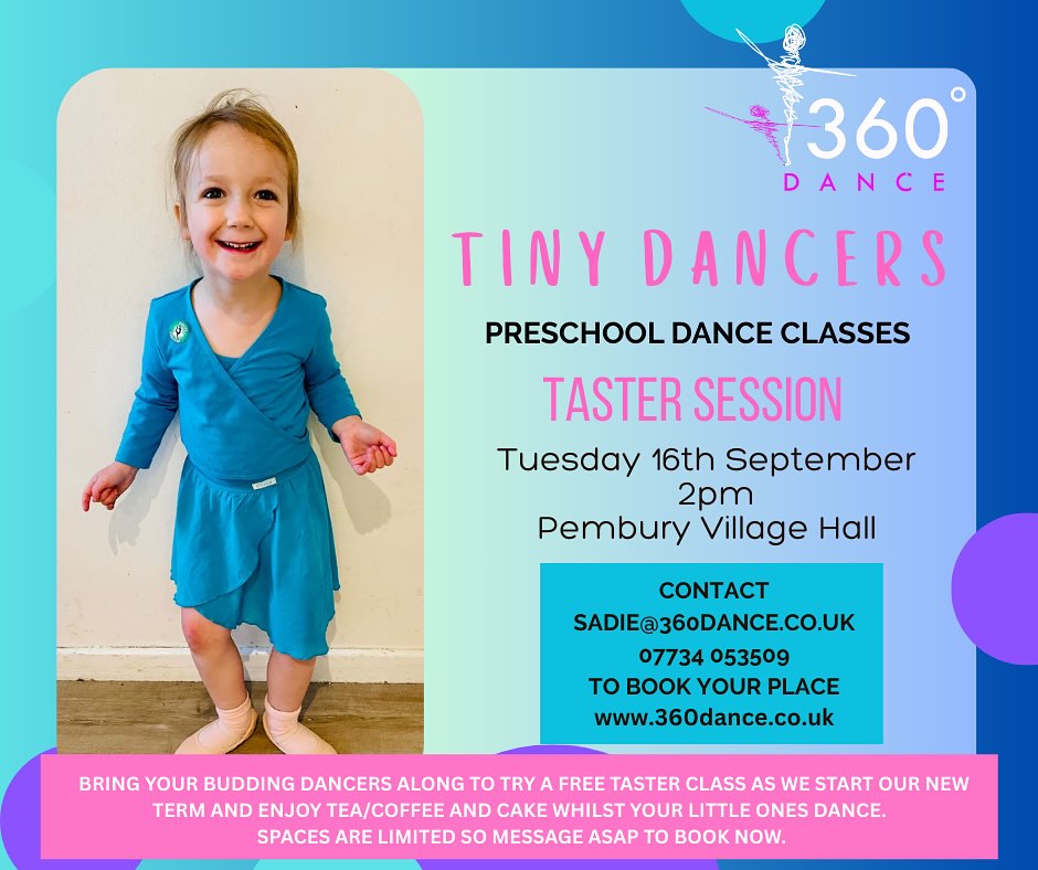 Come along and try our Tiny Dancers class next Tuesday 16th Sept at 2pm! For budding dancers aged 2.5-4 years it’s a lovely class to introduce dance to little ones (and coffee and cake for the grown ups!) #tinydancers #pembury #danceclasses #preschoolclass #preschooldance #tunbrigewells