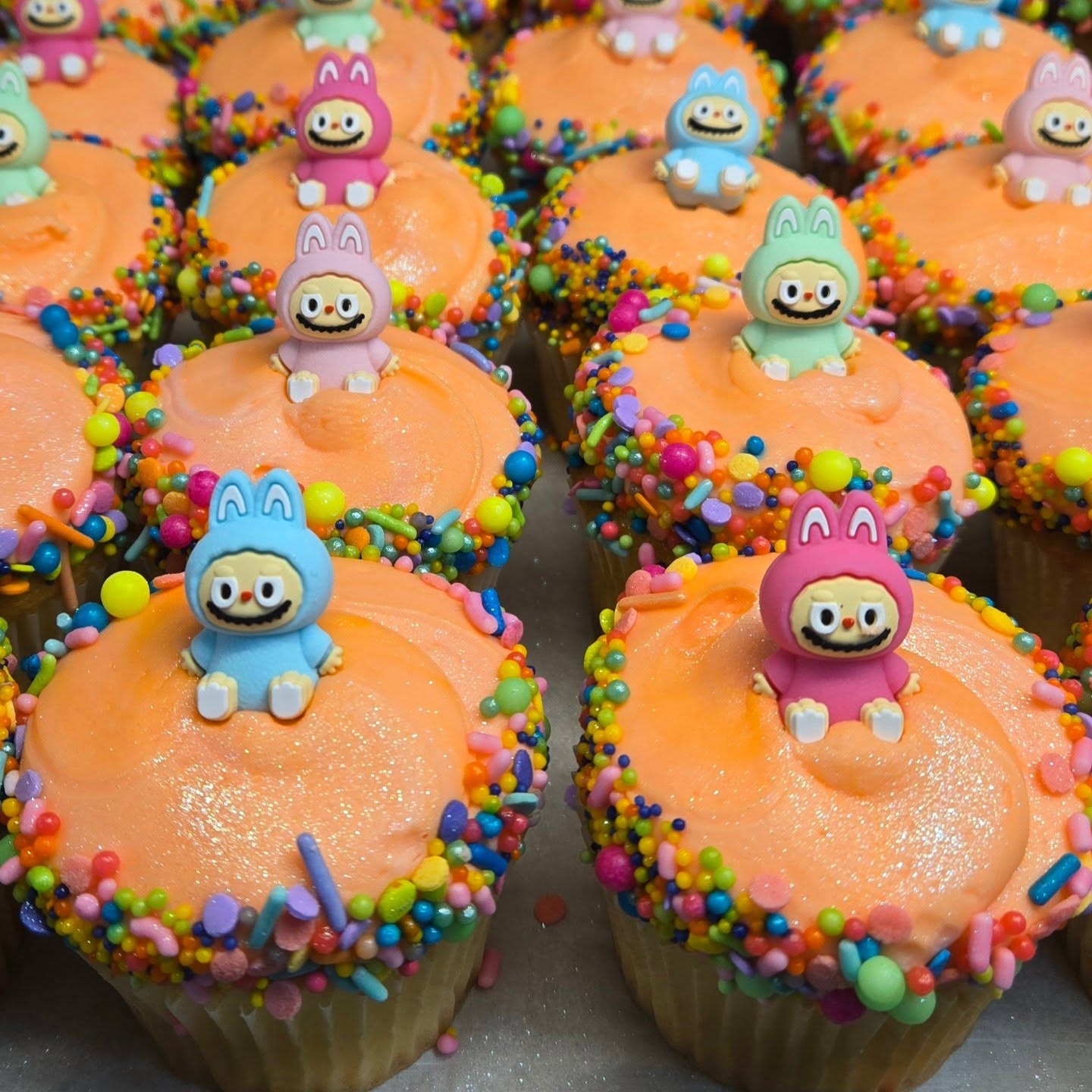 We caved to the trend 😂
Labubu cupcakes in the showcase today!
#miladybakery #downtowntifton #labubu #cupcakes #fresh #yum