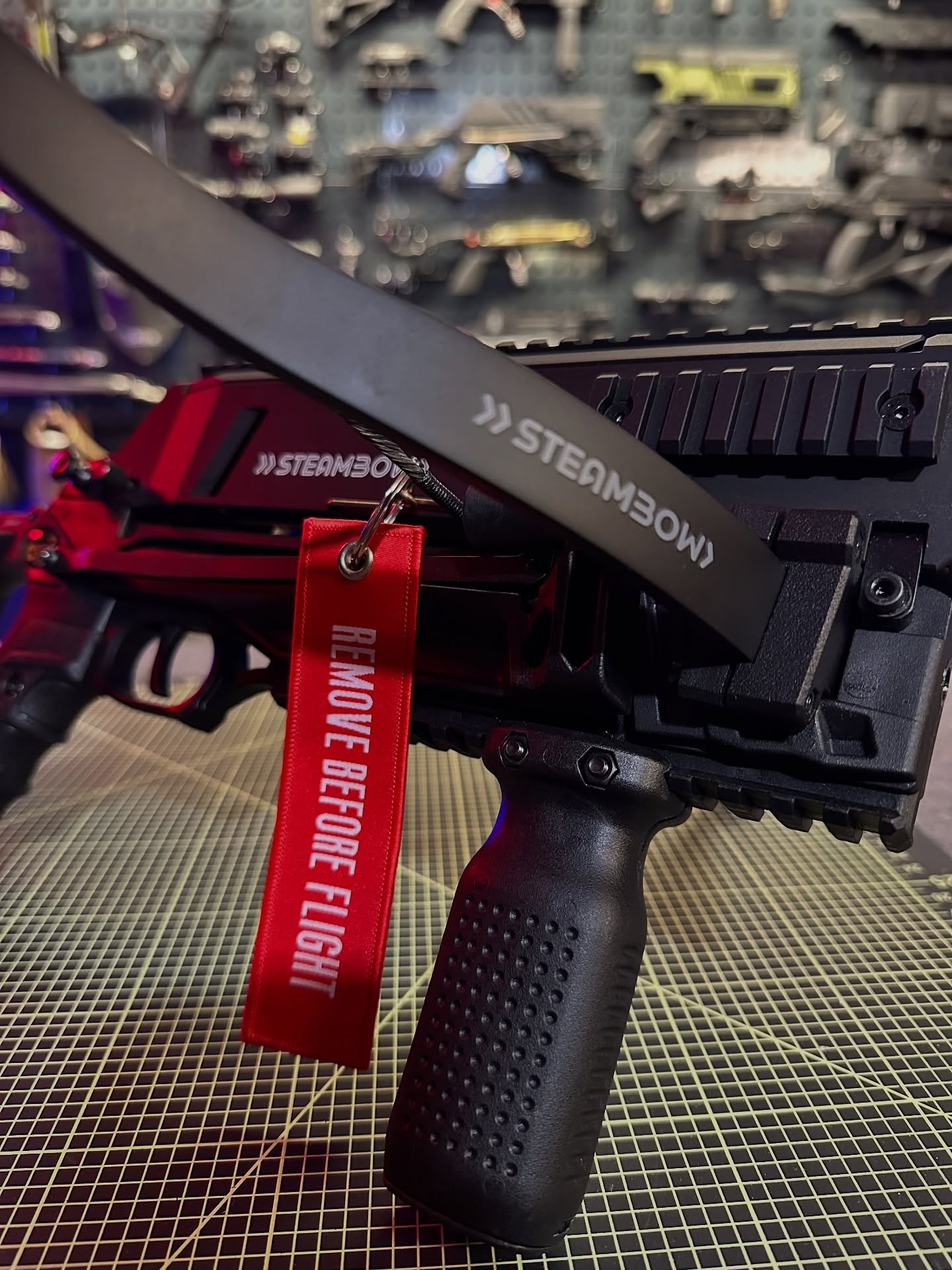 Remove before f(l)ight 😉 #PD5 #steambow