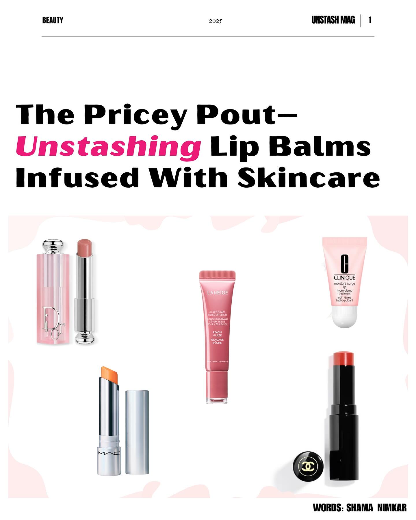 An in-house curation of lip care products we’ve been loving.💄
Goal- Unstashing skincare-infused formulations that not only nourish your lips but also improve their overall texture and appearance.👄
#lipbalm #skincare #lips #moisturize #hydratedlips #lipbutter #pout #unstashmag