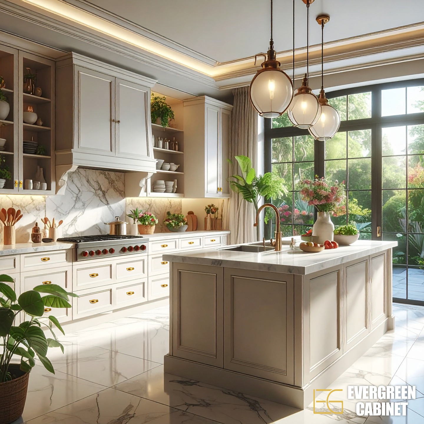 ☀️ Bright, warm, and timeless.
Our Khaki Shaker Cabinets from Milan Collection bring elegance and function together—perfect for a modern home that loves natural light and classic details. ✨
✨ Features:
Khaki shaker cabinets with brass hardware
Sleek marble countertops & backsplash
Open shelving for style and storage
Functional island centerpiece
Warm natural lighting for an inviting atmosphere
Explore more kitchen inspirations at 👉 www.evergreencabinet.com
#EvergreenCabinet #KitchenDesign #KitchenInspiration #ShakerCabinets #KhakiCabinets #LuxuryKitchen #ModernKitchenDesign #CabinetGoals #InteriorDesignInspo #KitchenRemodel #TimelessDesign #HomeDecorInspo #KitchenIslandDesign #MarbleKitchen #CabinetStyle