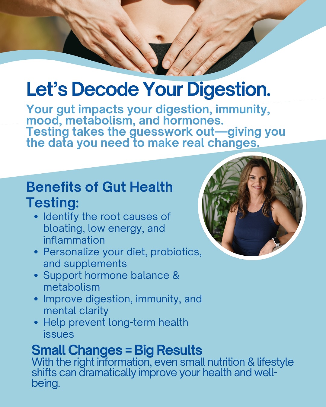 Gut running the show? 🧠🔥
Let’s test, not guess.
I’ll help you identify the root causes of bloat + low energy and personalize your plan so small changes make big results.
Comment DECODE for details or hit the link in bio. And take the quiz.