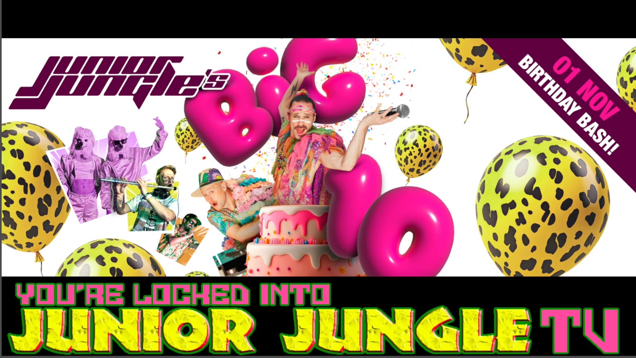 OH MY GOOD GIDDY GOSH. Junior Jungle back on your box. Tune in Friday at 6pm for a family rave to start the weekend