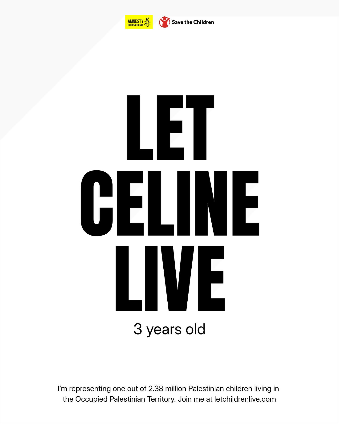 I don’t know this child, but I know they deserve to live in safety and with dignity. This child is one of the 2.38 million Palestinian children who have the right to a future.
Please sign up at letchildrenlive.com and share their name on social media to make sure every child is represented.
#letchildrenlive
@albomp