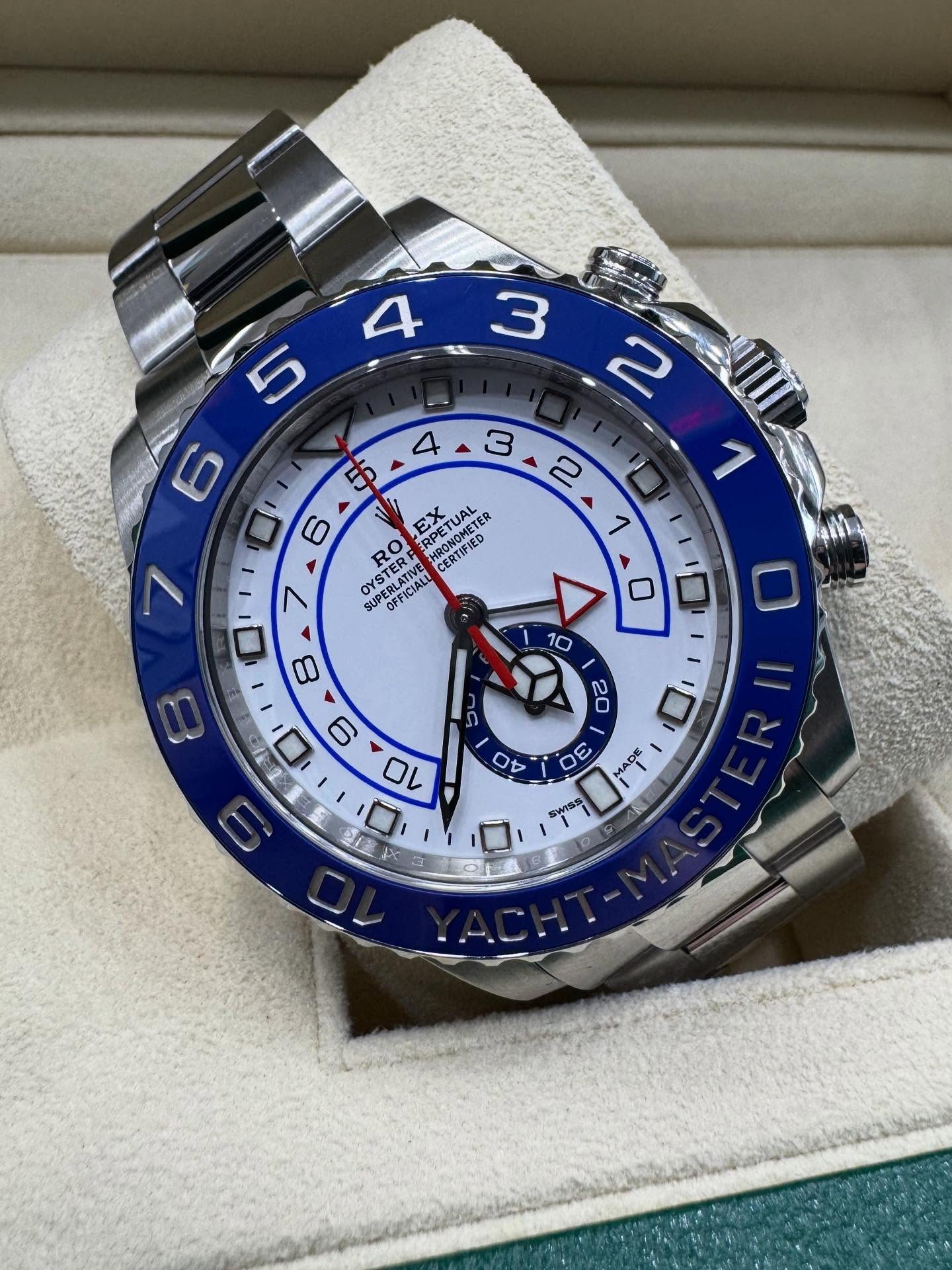 Starting back off with an amazing time piece sourced for a great client! This discontinued yacht-master 2 is an incredible piece made in one of the final years of production. Stop on by today for any of your luxury needs!