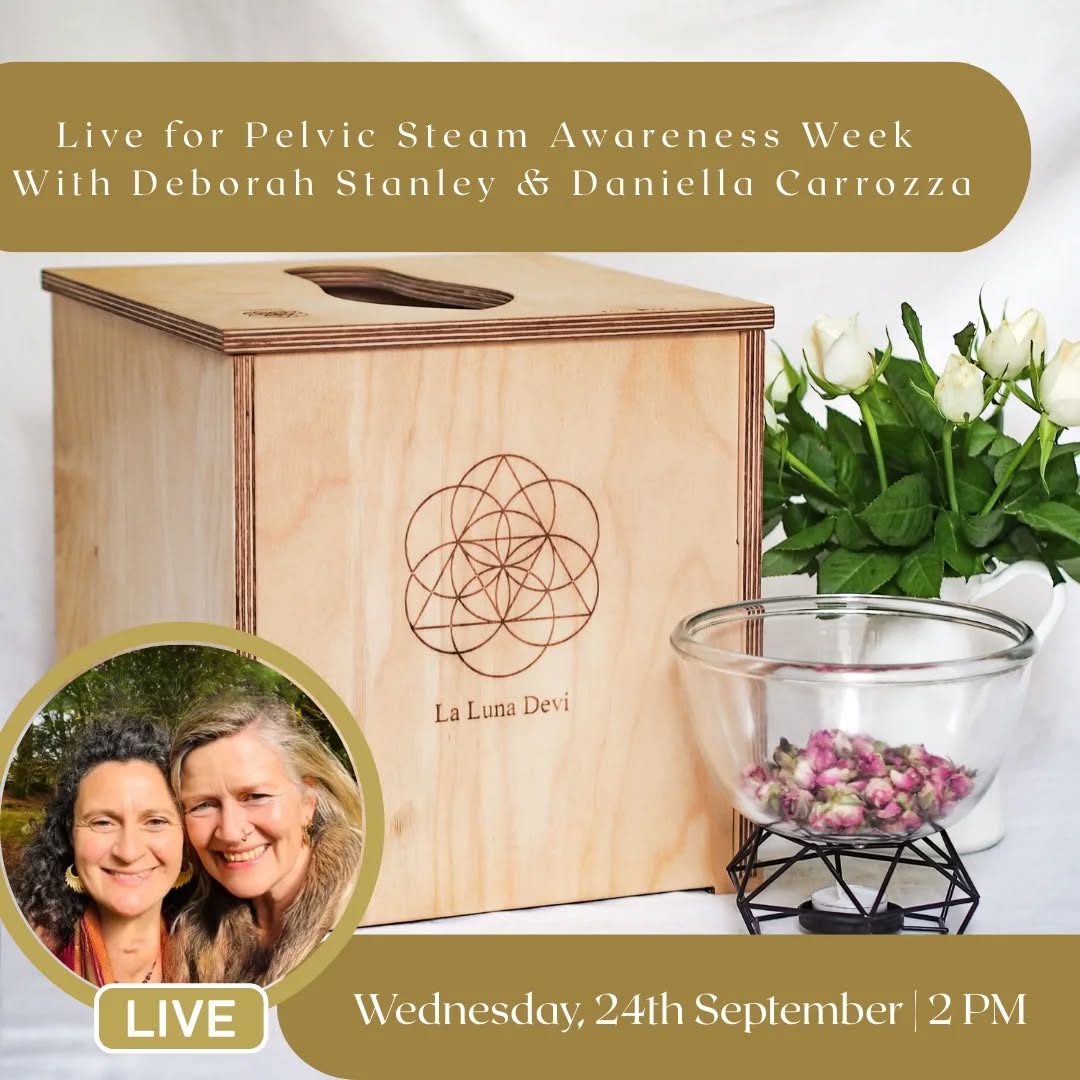 As part of Pelvic Steam Awareness Week, we’re going LIVE to talk about all things yoni steaming with the amazing @devapathways and Daniella Carrozza.
This Wednesday, 24th September | 2 PM
Don’t miss this chance to learn, share, and deepen your connection to womb wellness.
#PelvicSteamAwarenessWeek #YoniSteaming #WombWellness #HolisticHealing #SelfCareRituals #FeminineWellness #SacredSelfCare #HealingJourney