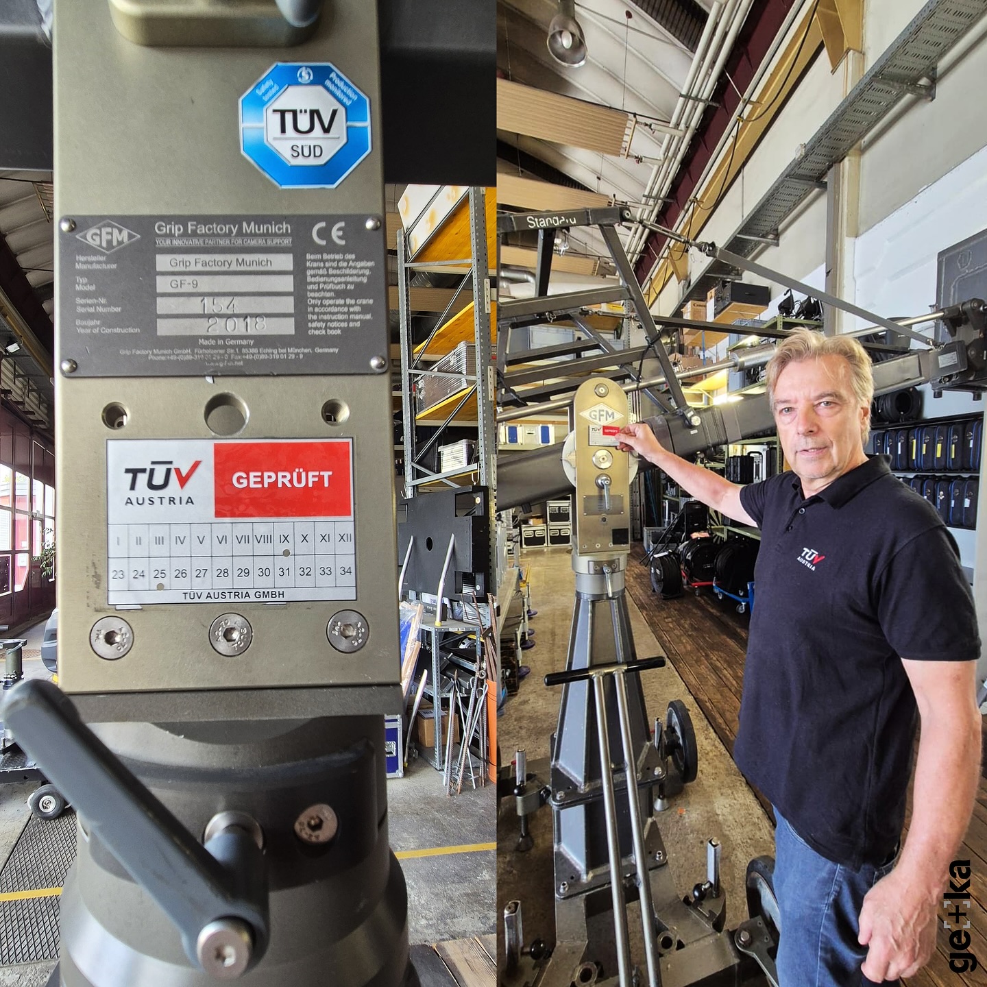 Safety first:
Unsere Kransysteme, bestehend aus GF 8 und GF 9 von @gfm_gripfactorymunich haben die jährliche TÜV-Abnahme erfolgreich absolviert.
Wir sind winter-ready, baby! 🚀❄️
#gripfactorymunich #tüv #kamerakran #safetyfirst #broadcast #winterproduktion #skiweltcup