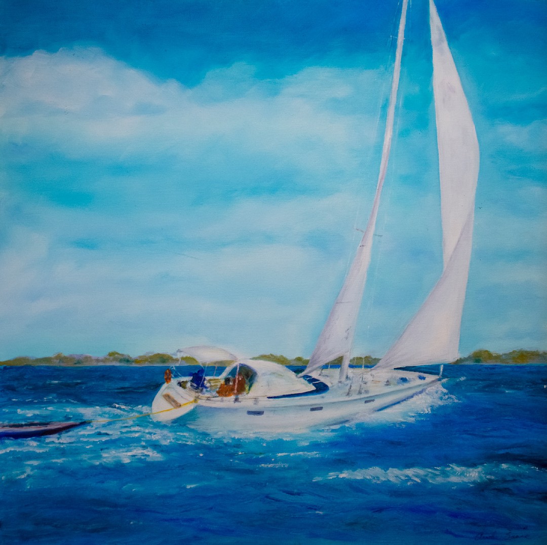 To thank you for following along and valuing original work, I’m offering 15% off with code 4YOU.
It’s a small way to share my appreciation for all of your support on World Gratitude Day!
Today, I'm grateful to everyone supporting my journey!
“Sailboat I”
Get it 👉 in my online gallery.
