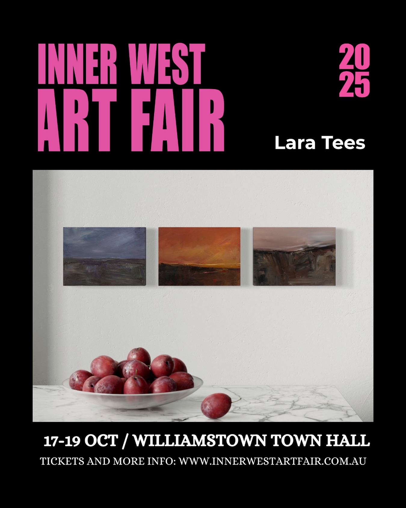 The @inner_west_art_fair will have something for everyone! These gorgeous minis may be small, but they make an impact. And they are a perfect, unique gift for someone special (Christmas is just 14 weeks away, just saying 😉).
I’ll have a selection of smaller and affordable paintings available, so lock in 17-19 October at the Williamstown Town Hall for a very special event 😊
All details and ticket information available from @inner_west_art_fair