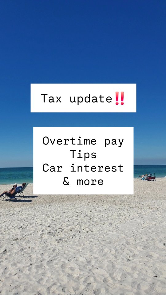 The IRS created Schedule 1-A for the new deductions put into place under the One Big Beautiful Bill
Tips - workers from the service industry may be able to deduct up to $25,000 of reported tips
Overtime pay - up to $12,500 deduction for single filers, up to $15,000 for married filing jointly filers
Car loan interest - property owners who purchase a new car made in the US may be able to deduct up to $10,000 of the loan interest
Pension-related benefits - people older than 65 years old will receive an automatic $6,000 increased deduction
** These are not permanent as of right now. They will be available until 2028 unless Congress chooses to extend them.
#bigbeautifulbill #taxtips #tax