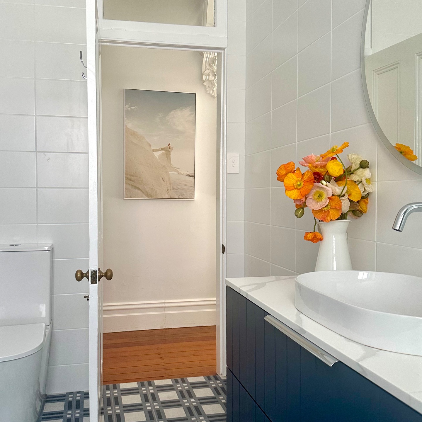 Not every client wants the same thing and thatās exactly what makes design so exciting.
Some people crave calm, pared-back bathrooms where colour whispers rather than shouts. Others want bold pattern, rich tones and a look that makes a statement the moment you walk in.
Neither is ārightā or āwrong.ā Itās about creating spaces that feel authentic to the people who live in them. My role is to listen, interpret, and translate those preferences into rooms that are both beautiful and functional. Personally I am always a sucker for beautiful patterned tiles as a starting point for bathroom schemes so was excited when my client signed off on these stunning floor tiles from @southern_cross_ceramics
A bathroom designed around your taste (whether quiet or colourful) is the one youāll love coming back to every day.