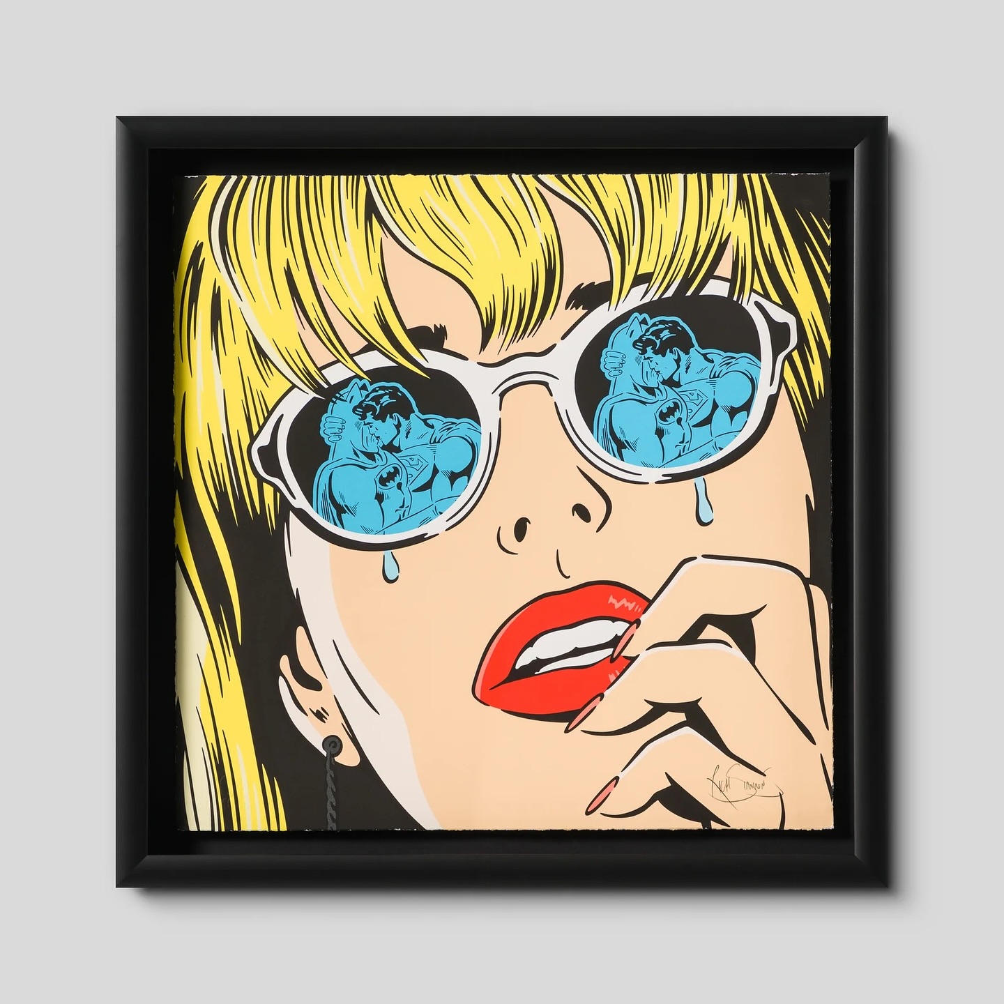 Have you seen my debut silk screen print release with @castlefineart? 9 layer print on deckled edge 24x24” paper. Signed and embossed edition of 95 and comes float mounted in this gorgeous black 28x28” frame. Check the castle fine art site or go into one of their galleries to see and order yours!