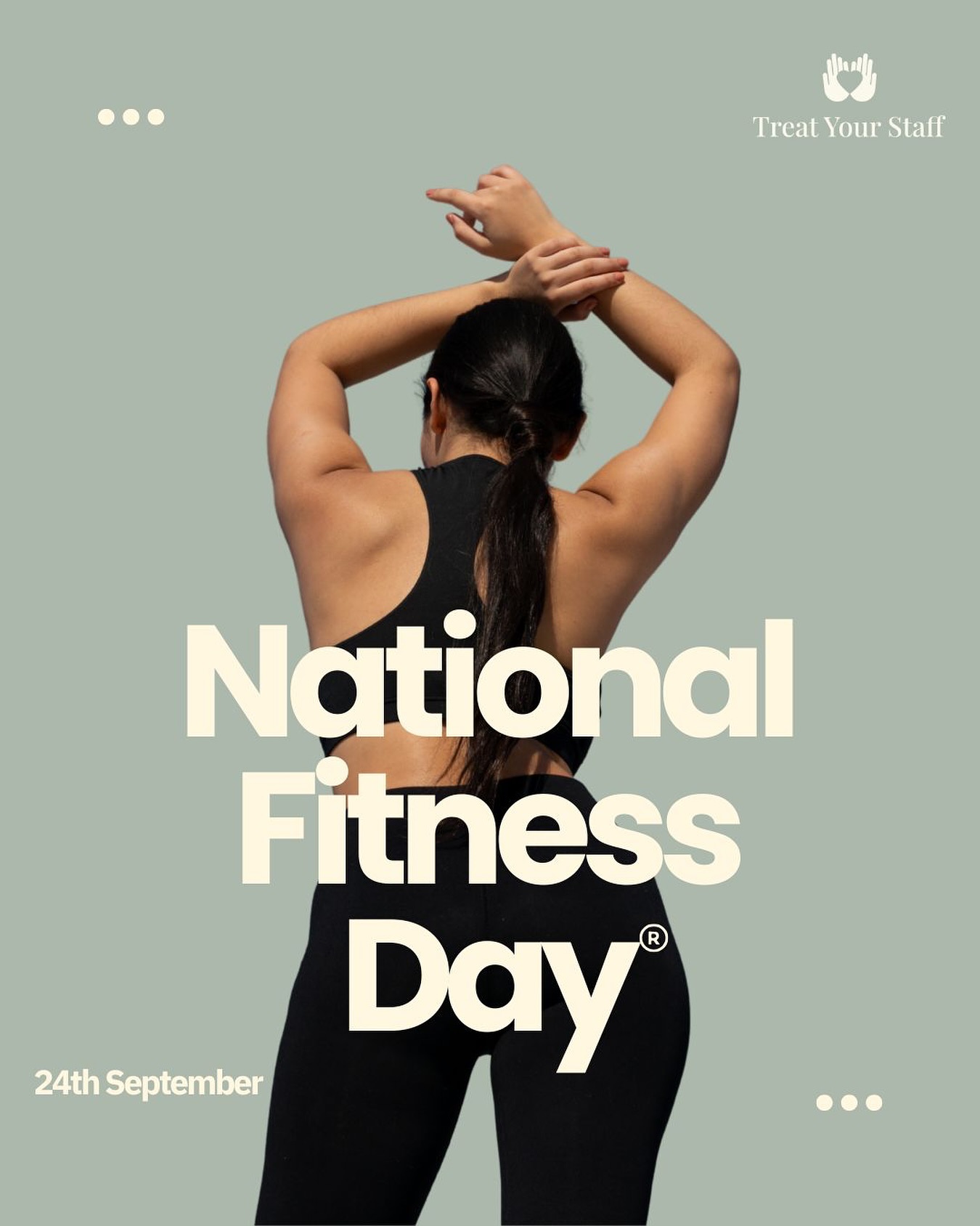 It’s National Fitness Day
Fitness isn’t just about gyms or step counts — it’s about moving in ways that make you feel good. At work, that might mean a stretch between meetings, a walking catch-up, or simply standing up more often.
Small moves = big benefits for energy, focus, and stress.
So, how are you moving today?
#NationalFitnessDay #WorkplaceWellbeing #EmployeeWellbeing #MoveMore #TreatYourStaff