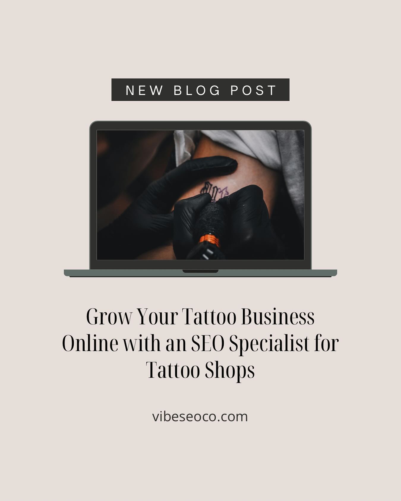 New Blog Post ALERT! 🚨 We will never tell you what to do, but we WILL tell you WHY to do it. Hire Vibe SEO Co. to help your tattoo clientele grow! Maybe we can come get a tat too 👀. Get it? Visit our website today to get started.