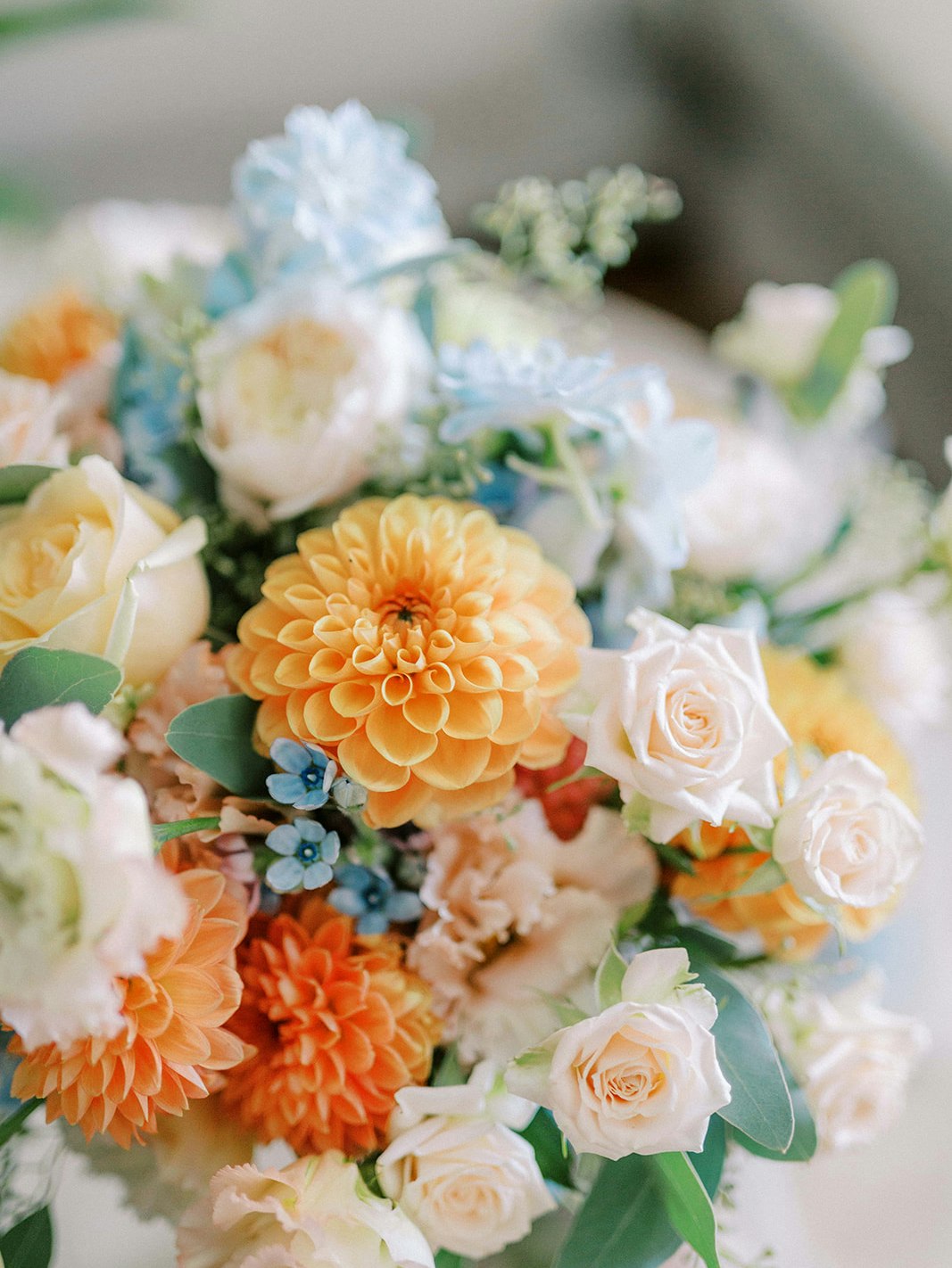 Oser la couleur pour votre bouquet 🌸
Ce mélange de bleu, d’orange et de blanc crème – avec de magnifiques dahlias en vedette – crée une harmonie poétique bien plus marquante qu’un bouquet de roses classique.
Jouer avec les contrastes et les fleurs délicates apporte une touche unique à votre mariage et à vos photos.
.
.
#bouquetdemariee
#weddingbouquetideas
#colorfulwedding
#fineartwedding
#provencewedding
#southoffrancewedding
#luxurywedding