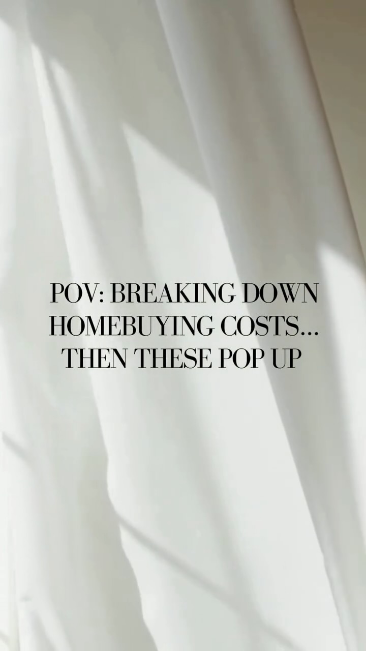 Wait… what are closing costs? 🤔
It’s one of the most common questions we hear during the pre-approval process.
Here’s the deal → closing costs aren’t “random extra fees.” They’re the essentials that make sure your home (and your investment) are protected.
Think of it like this:
✔️ Appraisal fees = double-checking the home is worth the price
✔️ Inspection fees = making sure you don’t buy a money pit
✔️ Legal/title fees = confirming the home is truly yours, no hidden surprises later
It can feel like a lot at first, but once you understand the why, everything clicks—bringing you one step closer to those keys in hand. 🔑✨
