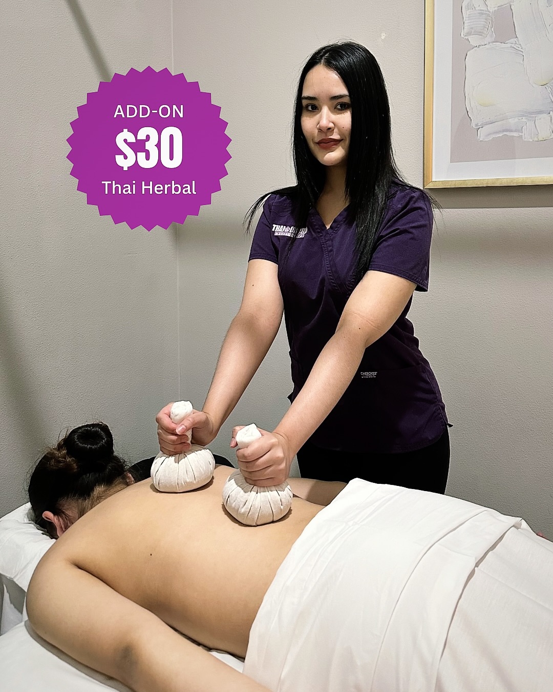 โจ We listened, you asked, we delivered! โจ
You can now add a Thai Herbal Compress to ANY massage for just $30! This ancient healing practice is a game-changer for deep relaxation and pain relief.
What is a Thai Herbal Compress?
A Thai Herbal Compress, also known as โLuk Pra Kob,โ is a traditional therapeutic treatment that has been used in Thailand for centuries. It involves a bundle of therapeutic herbsโlike lemongrass, turmeric, and gingerโwrapped in a cloth and steamed. When applied to the body, the heat helps the herbsโ essential oils and active ingredients penetrate the skin, providing a powerful combination of aromatherapy and thermal therapy.
This technique is excellent for:
๐ Easing muscle tension and pain
๐ Reducing inflammation and stiffness
๐ Improving blood circulation
๐ Providing a deep sense of relaxation
To add this amazing treatment to your massage, simply select โThai Herbalโ under add-ons when booking online, or let us know when you call or arrive for your appointment.
Come experience the magic at Thai Orchid Massage & Spa in Centennial Hills, Las Vegas!
๐ Located conveniently in Centennial Hills, Las Vegas, weโre just a short drive from Skye Canyon, Sky Pointe, North Summerlin, Peccole Ranch, and Queensridge.
๐ 8414 Farm Road Suite 140
Las Vegas, NV 89131
BOOK TODAY โจ
(725) 259-6295
www.ThaiOrchidMassageSpa.com
๐ซ Walk-Ins & Appointments Welcome
๐ธ๐ธ๐ธ๐ธ๐ธ๐ธ๐ธ๐ธ๐ธ๐ธ
#thaiherbal #thaiherbalcompress #lukprakob #deeprelaxation #painreliefoil #painrelief #lasvegasmassage #lasvegaspainmanagement #lasvegasphysicaltherapy #lasvegaschiropractors #massagetherapyworks #massagebenefits #lasvegas #inflammationrelief #muscletension #lasvegasfitness #lasvegassports #vegasgolf