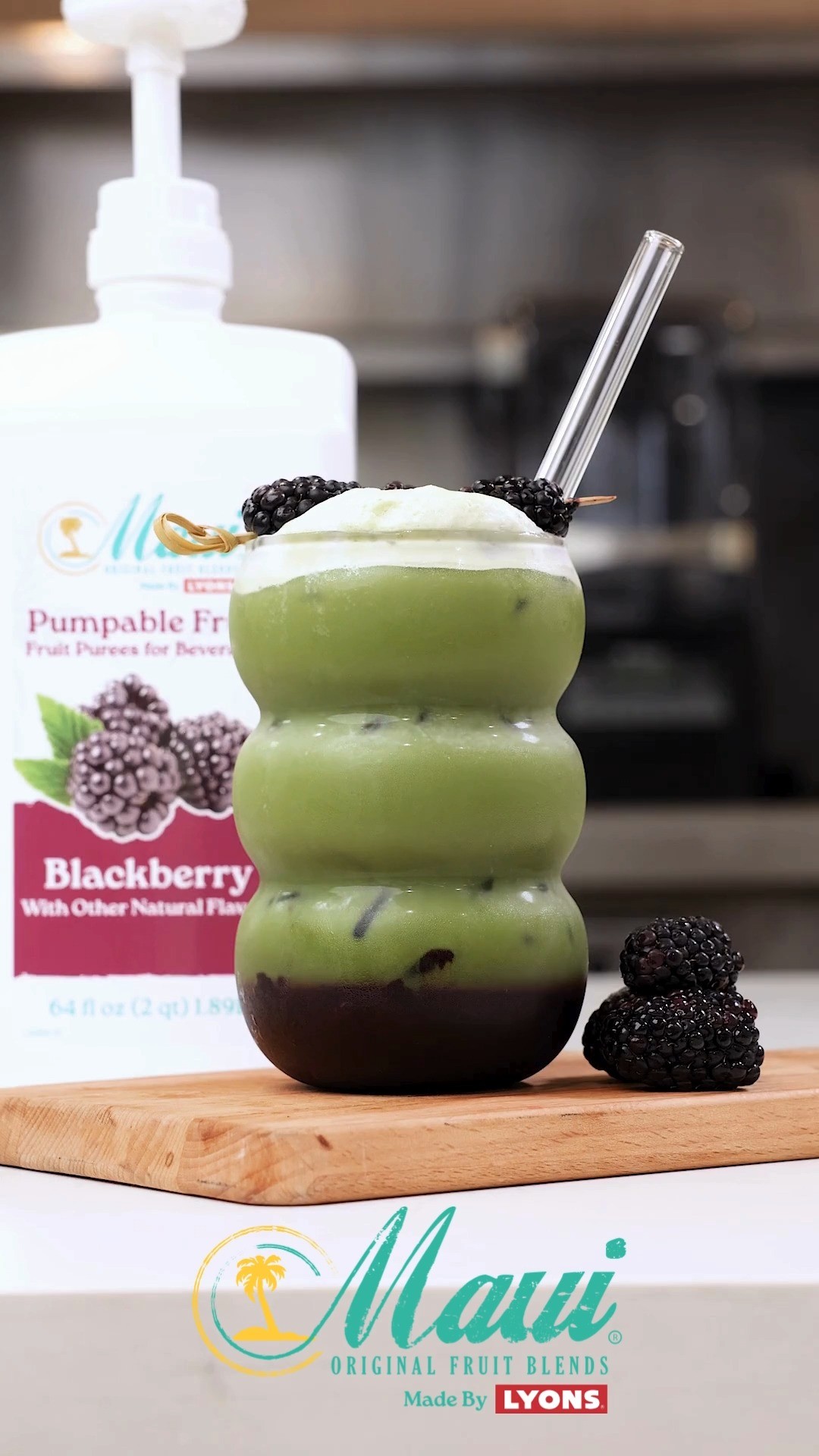 Todayās customers want the best of both worlds! They crave indulgence but expect a better-for-you angle. This dual demand has created what analysts call āpermissible indulgenceā - a drink that feels like a treat, but without the guilt. Itās an everyday luxury: comfort + wellness in one cup. Thatās where Maui Pumpable Fruit shines. Packed with real ingredients and a better-for-you twist, itās an ideal way to elevate menus that aim to both satisfy and refresh.⨠Try it in a Blackberry Matcha - featuring the vibrant flavor of Maui Blackberry Pumpable Fruit. See this an other recipes in the link in our bio.
