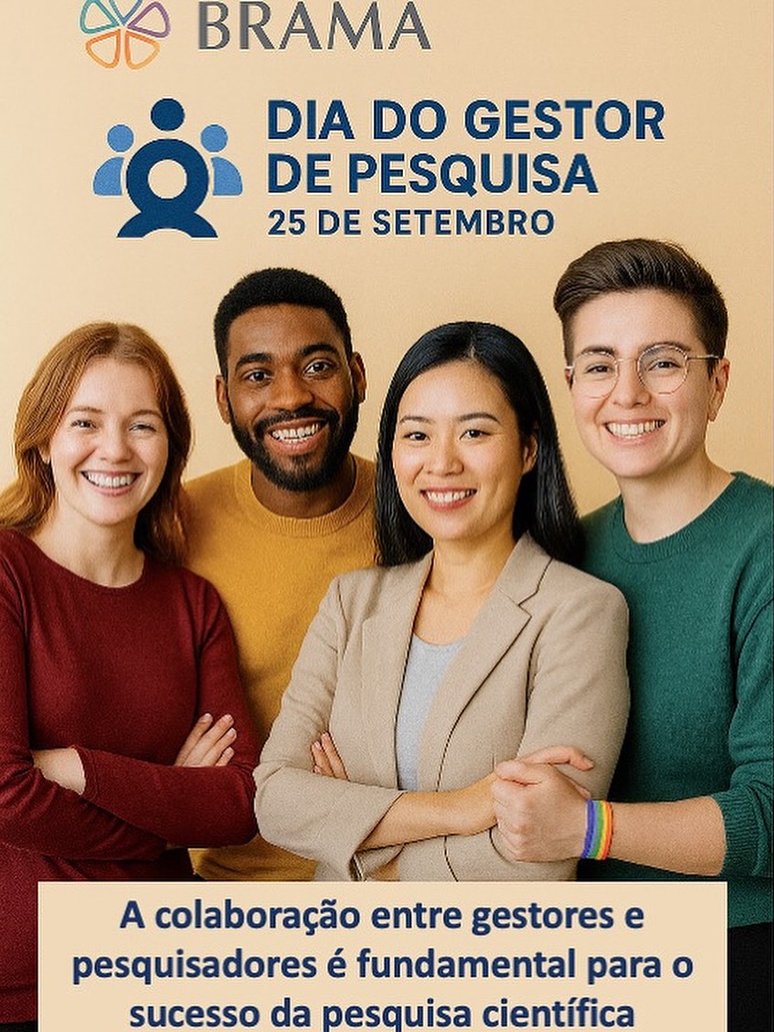 Hoje, 25.09, é celebrado o dia internacional dos Gestores de Pesquisa! Parabéns aos profissionais desta profissão em ascensão no #Brasil e em todo mundo que se dedicam à apoiar e colaborar para o bom funcionamento da atividades de pesquisa!
#ResearchMovewithUS
#BramaCelebratesRAs25
#SRAICelebratesRAs25
#sarima
#Inorms
Fonte: Imagem gerada por IA