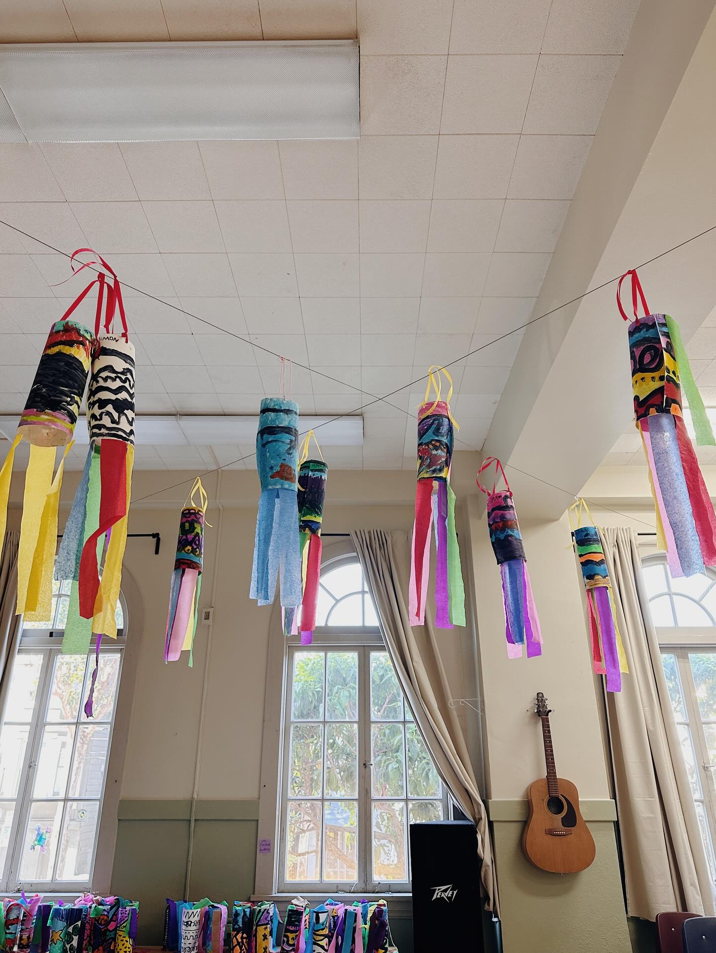 Lanterns decorate our Multi-Purpose Room (MPR)… Happy Friday!