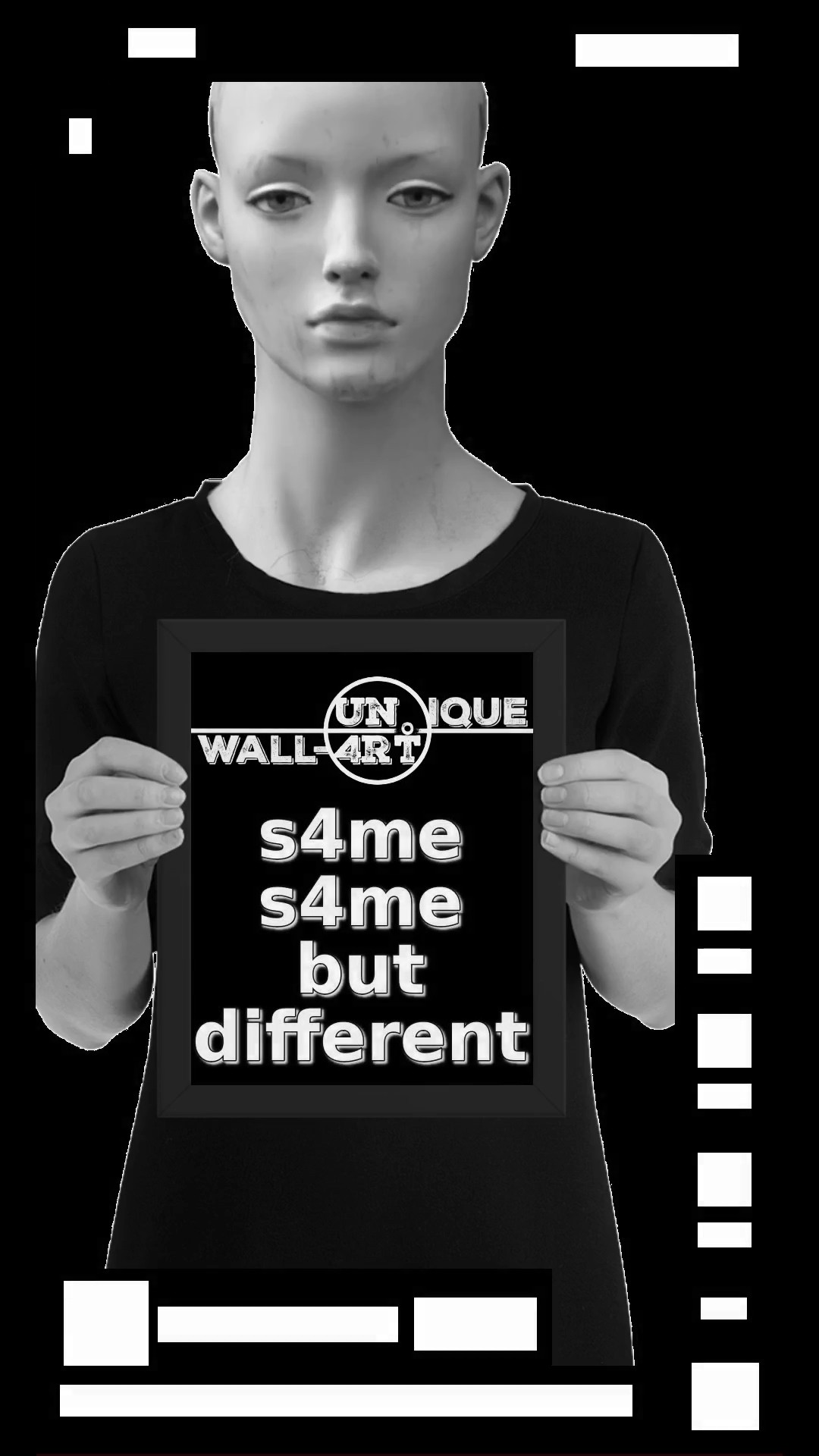 #un4rt #un4rtificial #whatis4rt #uniquewall4rt
--- --- ---
lyrics:
-.-
we’re all the same same - but different
we see the same same - but different
we feel the same same - but different
we hear the same same - but different
-.-
we want the same same - but different
we act the same same - but different
we do the same same - but different
we fear the same same - but different
-.-
we love the same same - but different
we praise the same same - but different
we trust the same same - but different
we hide the same same - but different
-.-
we’re all so different
but we’re the same same
-.-
--- --- ---
100% made by UN4RT.com
--- --- ---
check our homepage for more ...
--- --- ---