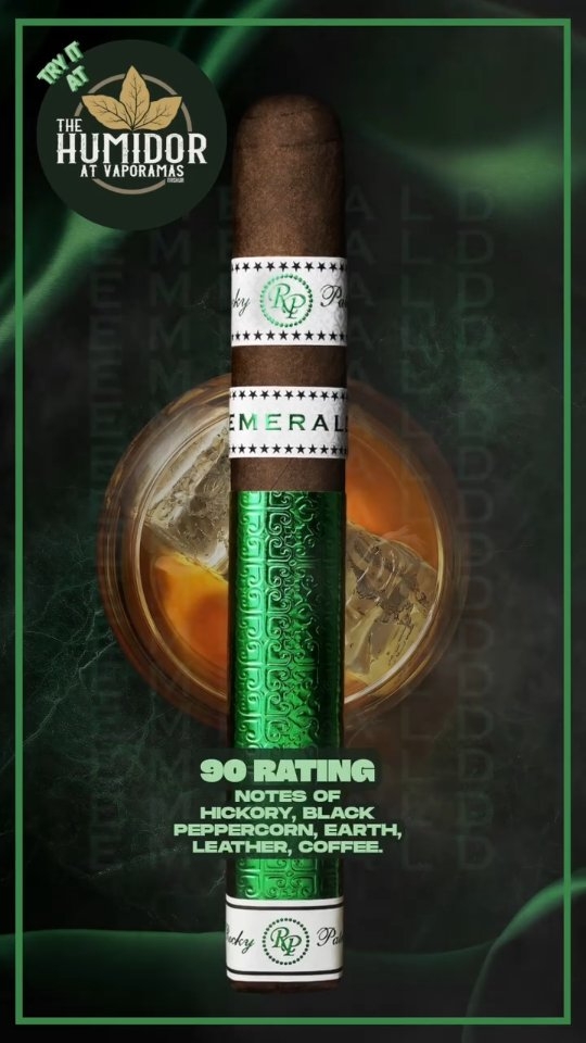 ✨ Rocky Patel Emerald ✨
A gem of a smoke with a rich, medium-bodied profile that balances smooth creaminess with notes of cedar, earth, and gentle spice. Elegant, flavorful, and crafted with Rocky Patel's signature attention to detail - this cigar shines for both seasoned aficionados and newcomers looking for something refined.