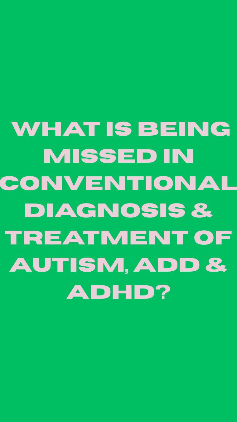 The way that autism. ADHD & ADD are being diagnosed via the DSM-5 encompasses so many different presentations that when it comes to debating causes we end up in a literal shit fight because we are comparing apples to oranges. In order to have real exploration & real debate we first need to clarify definitions, something the DSM-5 misses spectacularly
This clip is from my Q&A a few weeks back I speak on the topic of autism, ADHD & ADD and therapeutics at the 36:02 minute mark. I also did a video
How reliable are clinical diagnoses of ADHD & Autism? A case for an individual approach. Links to all platforms for my podcast is in bio.