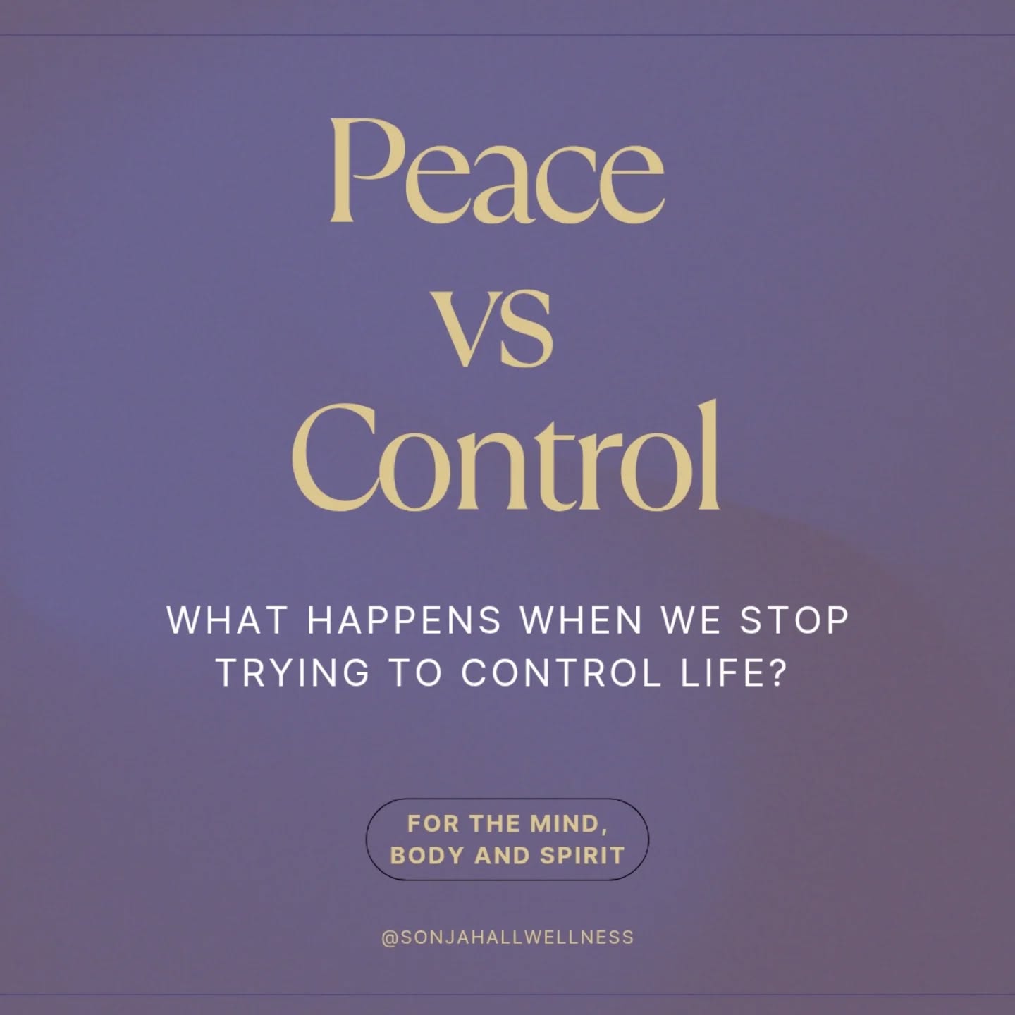Control feels safe, but it quietly limits us.
The moment we try to control an outcome, we place tension on ourselves, and the result can only be a repeat of what we’ve already known.
True peace and joy don’t come from control. They arise only when we drop through our needs, requirements, and expectations… when we allow ourselves to sit in a state of non-requirement.
From that space, peace comes alive.
And from peace, joy blooms, not as something we chase, but as something that flows from within.
It can feel difficult to surrender, but this is the doorway to real newness. To creating something far greater than what the mind could have controlled.
✨ Do you find it hard to let go of control? Comment below - I’d love to hear your reflections.