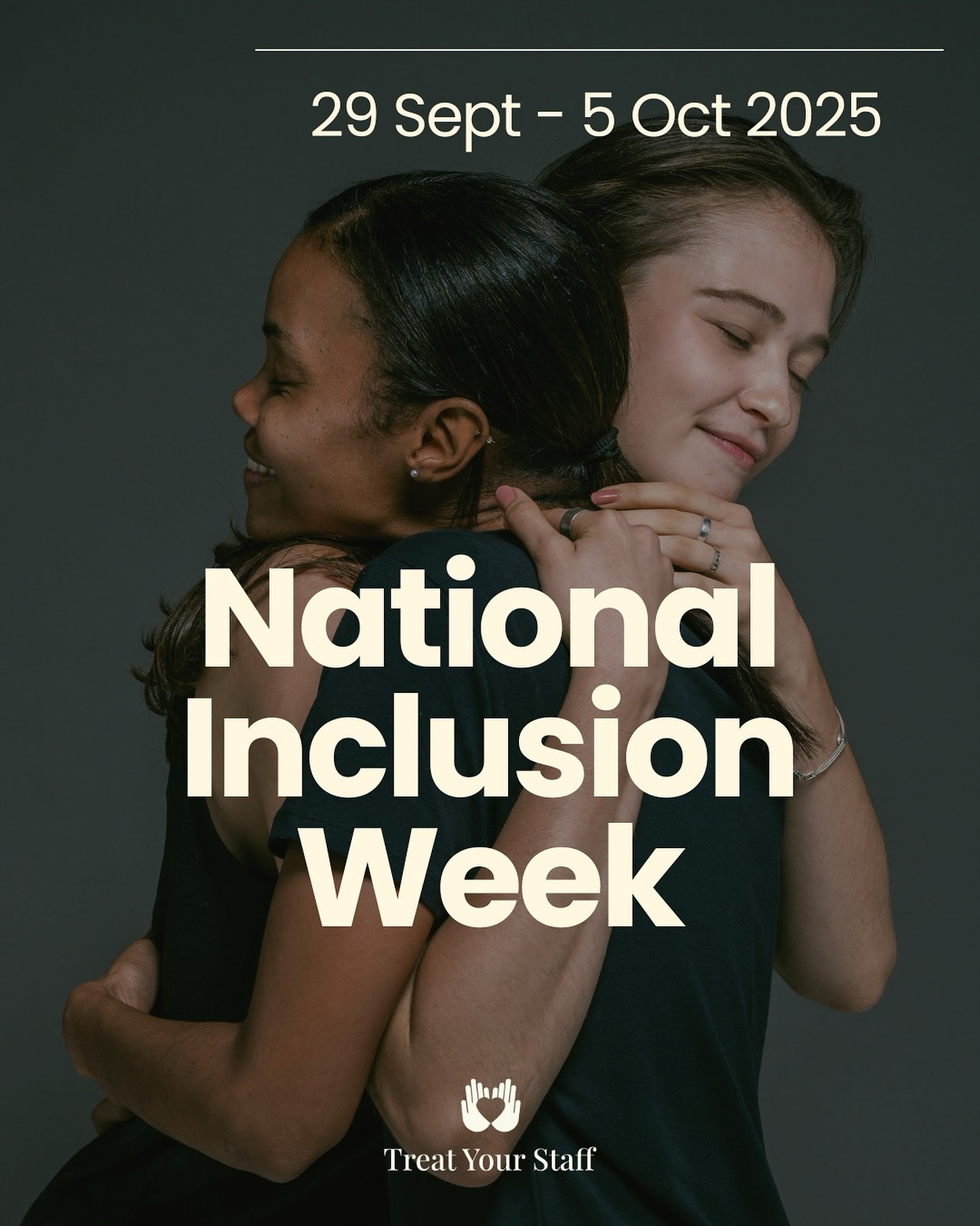 #NationalInclusionWeek is a reminder that every small action matters - from the language we use, to the way we listen, to the opportunities we create for others.
At @treat_your_staff we believe #wellbeing and #inclusion go hand in hand. Because when everyone feels they belong, they’re free to bring their best selves to work.
This week (29 Sept- 5 Oct), ask yourself: What more can I do to make my workplace truly inclusive?
#NationalInclusionWeek #InclusionMatters #WorkplaceWellbeing #CultureOfCare #EmployeeWellbeing #TreatYourStaff