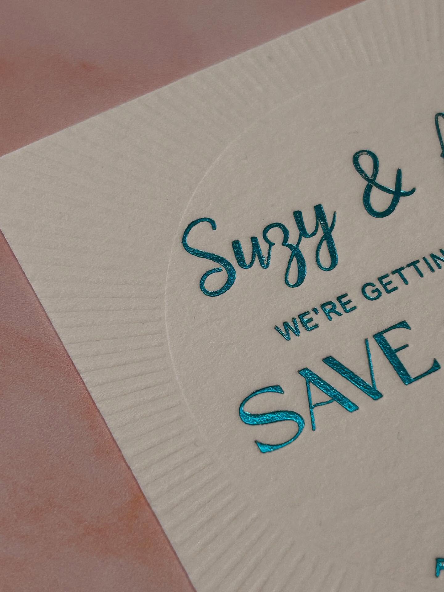 A first glimpse into forever.
These Save the Date cards were hand-printed using a striking blue hot foil that catches the light with every tilt. Paired with a bespoke sunbeam debossed texture, the design radiates joy, elegance, and anticipation for the celebration to come.
Every card is pressed individually on our traditional hot foil machine, ensuring the finish feels as intentional and meaningful as the day it announces.
Because the journey to your wedding should feel extraordinary from the very first detail.
#LuxuryWeddingStationery #SaveTheDateCards #BlueFoilInvitations #HotFoilPress #FineArtWeddingDesign #LuxuryWeddingDetails #vogueuk #DesignsByNeevAndYana #vogue #hotfoil #hotfoilinvitations