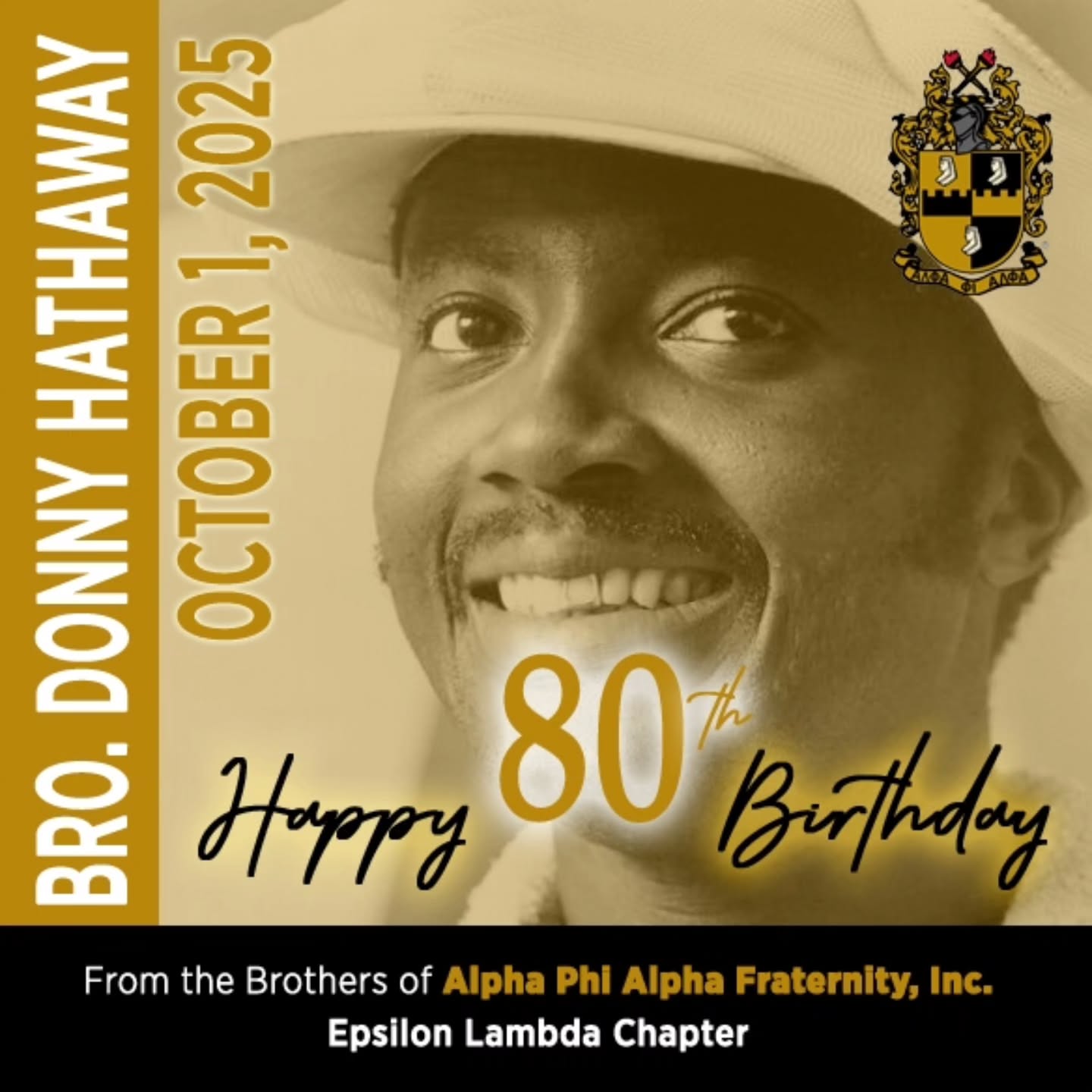 Happy Heavenly Birthday to Soul Music Icon Brother Donny Hathaway!
Brother Hathaway was born in Chicago, Illinois, but was raised here in St. Louis, Missouri. After graduating from Vashon High School, he attended Howard University and became a member of Alpha Phi Alpha Fraternity, Inc. - initiated through Beta Chapter. He went on to become a renowned soul singer and artist whose songs and style are still influential today.
Though he tragically passed away in 1979, we celebrate and honor the day, which would have been Brother Hathaway's 80th birthday!
#alphaphialpha #stlalphas #happybirthday🎂