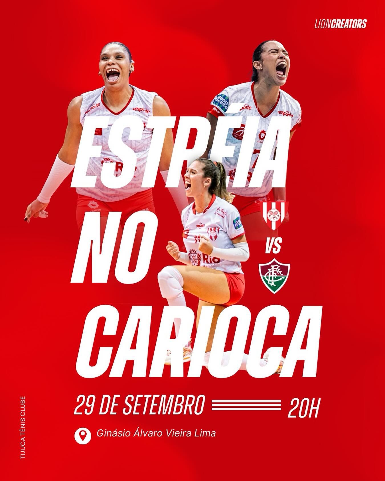 É hora de jogo! As meninas do @tijucatenisclube estreiam no Carioca dia 29 de setembro, às 20h, prontas pra mostrar toda a força e dedicação dentro de quadra. 🏐✨
Vai ser noite de muita energia, torcida e emoção!
E você, vai acompanhar as meninas nessa estreia? 🤍❤️