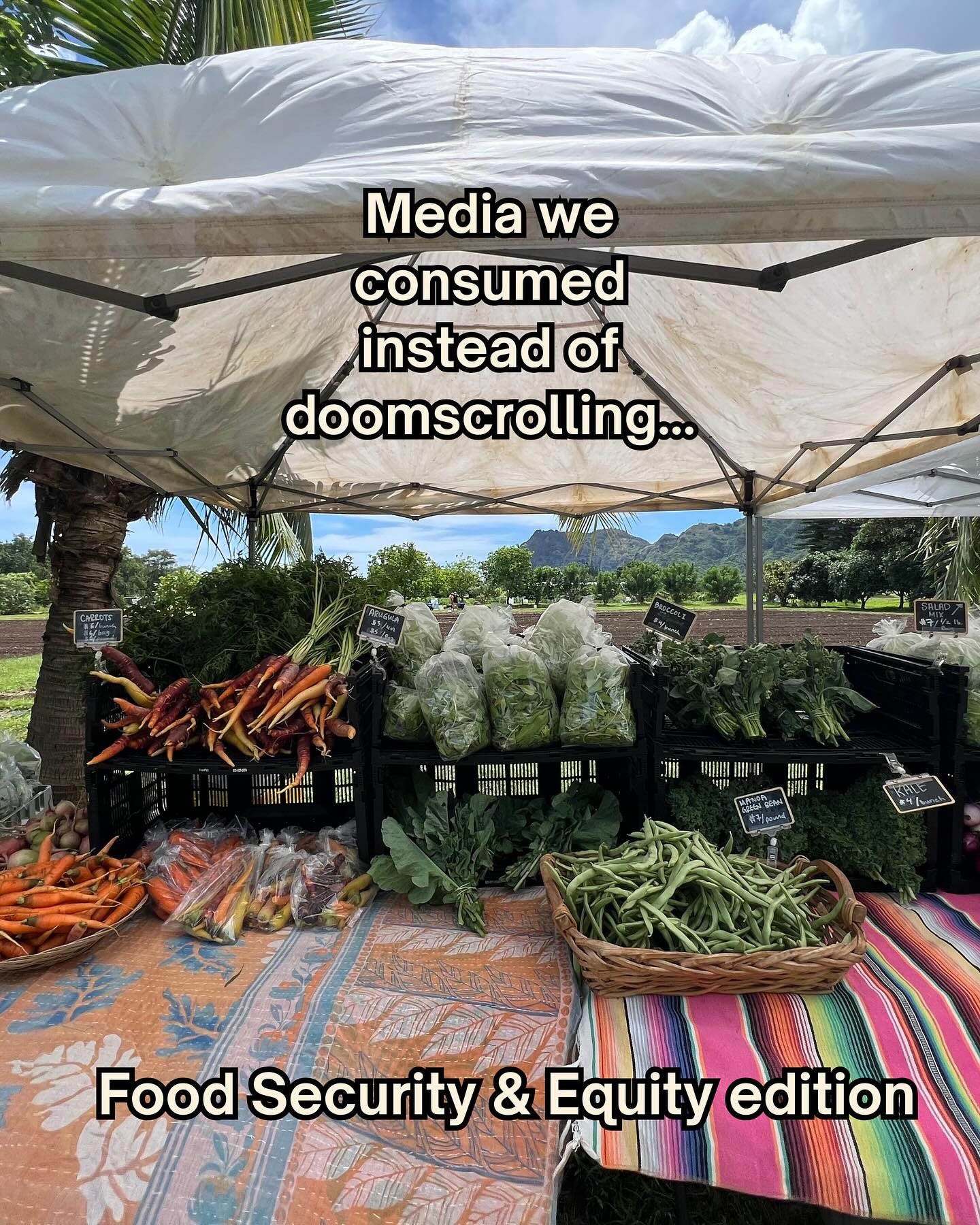 Food tells the story of who gets nourished and who gets left behind, and these op-eds dig into what it takes to change that.
🍚 From the struggle to access grocery stores on the west side, to turning invasive species into nourishment, to preparing for disasters, to fixing broken safety nets like SNAP, these pieces spotlight how policy, community, and resilience intersect.
🌱 Swipe through for highlights, then read the full reflections on Medium to see how Hawaiʻi can build a food system that truly feeds everyone.