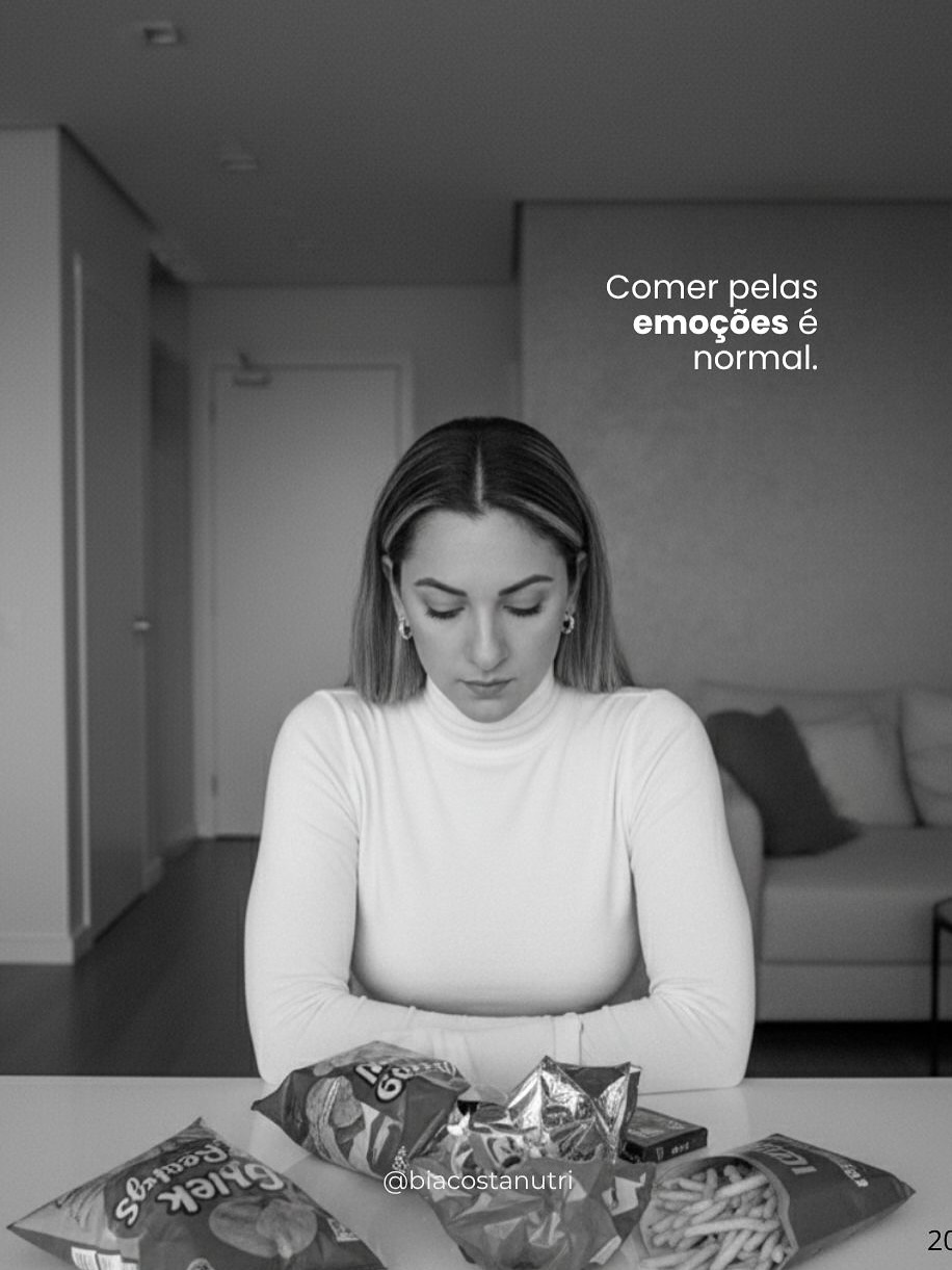 Você não precisa abrir mão de tudo, nem viver em restrição para ter saúde e equilíbrio.
O que realmente transforma não são as exceções… mas sim as repetições do dia a dia.
Um chocolate não vai te fazer mal. 🍫
Mas repetir padrões que não te fazem bem, vai. 👀
Se você sente que está presa(o) em ciclos de exagero, culpa ou dificuldade de manter constância, o acompanhamento nutricional pode ser o seu divisor de águas.
Comenta a palavra “hábitos” e dê o primeiro passo para mudar seus hábitos de forma leve, prática e sem dietas restritivas.