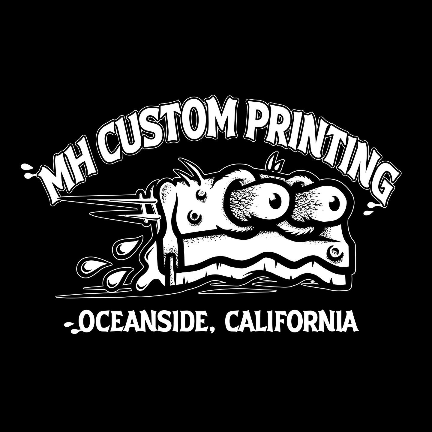 T-shirt design for @mhcustomprinting in Oceanside, CA.