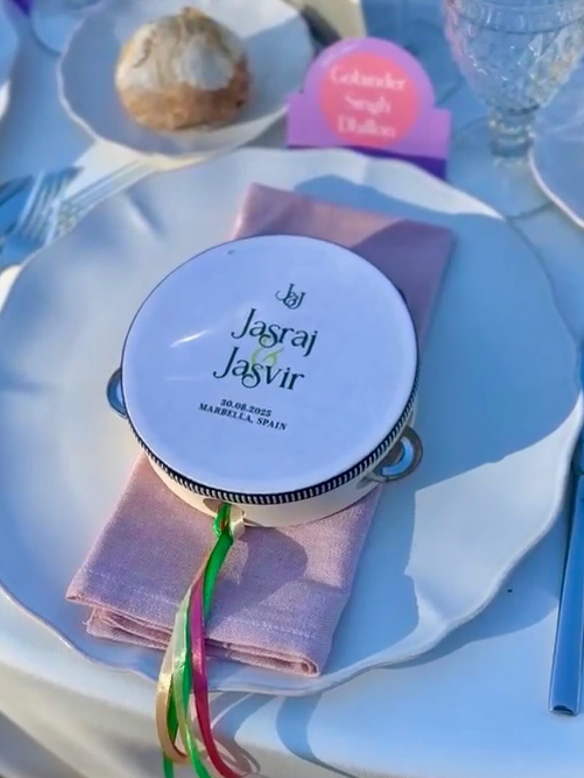 A day to remember, in every detail.
We had the honour of creating the bespoke stationery for Jasraj & Jasvirās beautiful destination wedding in Marbella, alongside the incredible wedding planners LaToya and her team. One of our favourite details? These personalised tambourines, designed to celebrate with music and joy woven into every moment.
Itās the sum of all the elements that bring a wedding to life ā the dĆ©cor, the food, the music, the stationery, and above all, the couple and their loved ones. When each element works in harmony, the celebration becomes truly unforgettable.
#LuxuryWeddingStationery #DestinationWedding #DayWeddingDetails #BespokeStationery #WeddingInspiration #MarbellaWedding #LuxuryWeddingDesign #WeddingWithStyle #designsbyneevandyana