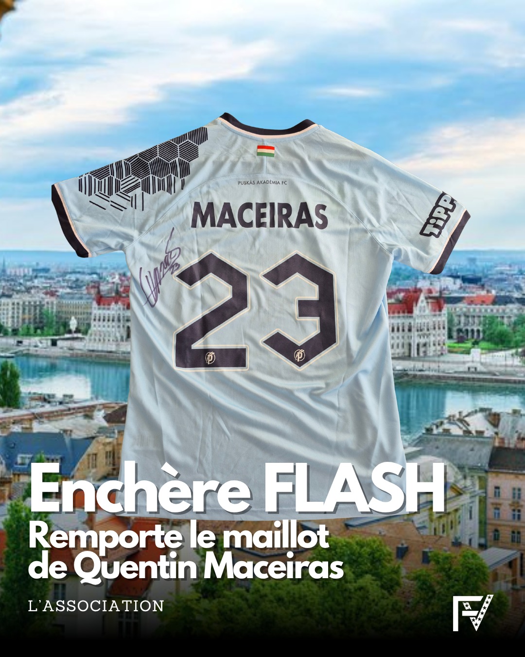 L'association met en enchères le maillot de Quentin Maceiras. Pour miser et remporter le précieux sésame, rdv sur le site internet où tu pourras commenter pour placer ton enchère ! 🤝🏻
On profite pour remercier Quentin pour participer à ce projet qui permettra d'aider les clubs locaux.
Article complet sur notre site internet 💻
𝗙𝗩 🔴⚪⚽
#footballvalaisan #foot #football #sport #soccer #fv #valaisan #valais #wallis #footamateur #futbol #plaisir #lovefootball #jogabonito #dimanchematin #sundayleague #ligueamateur #transfer #mercato #infomercato #sundayleague #formation #associationfootballvalaisan #article #campfv #footballvalaisan.com #maceiras #quentinmaceiras #enchère #puskas #puskásakadémia