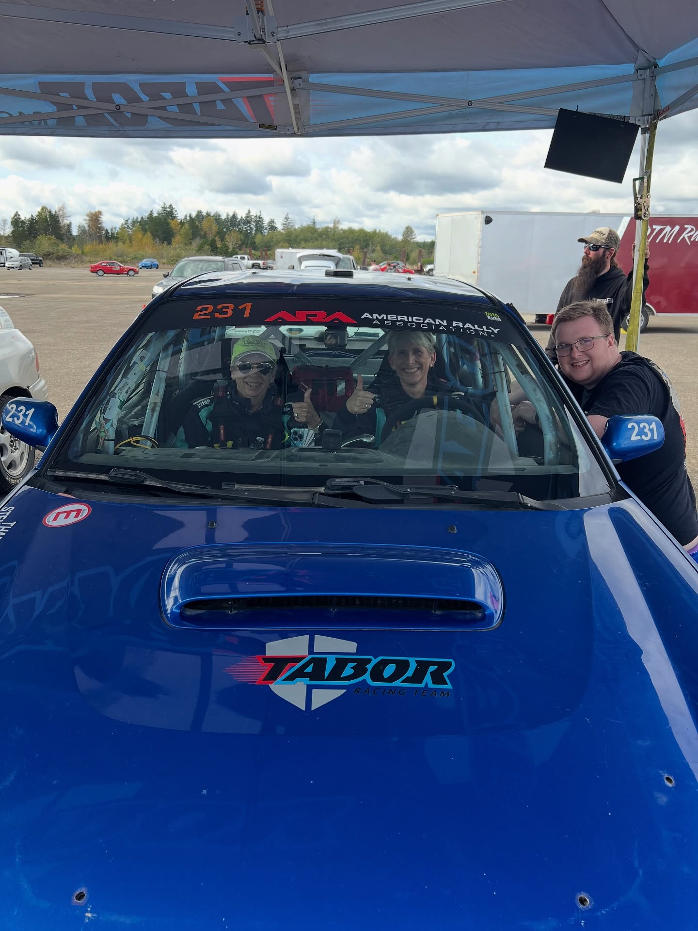 And theyβre off! A fun afternoon of racing ahead.
Some great roads for racing!
Good luck to cars 231, 271, and 222! ππ