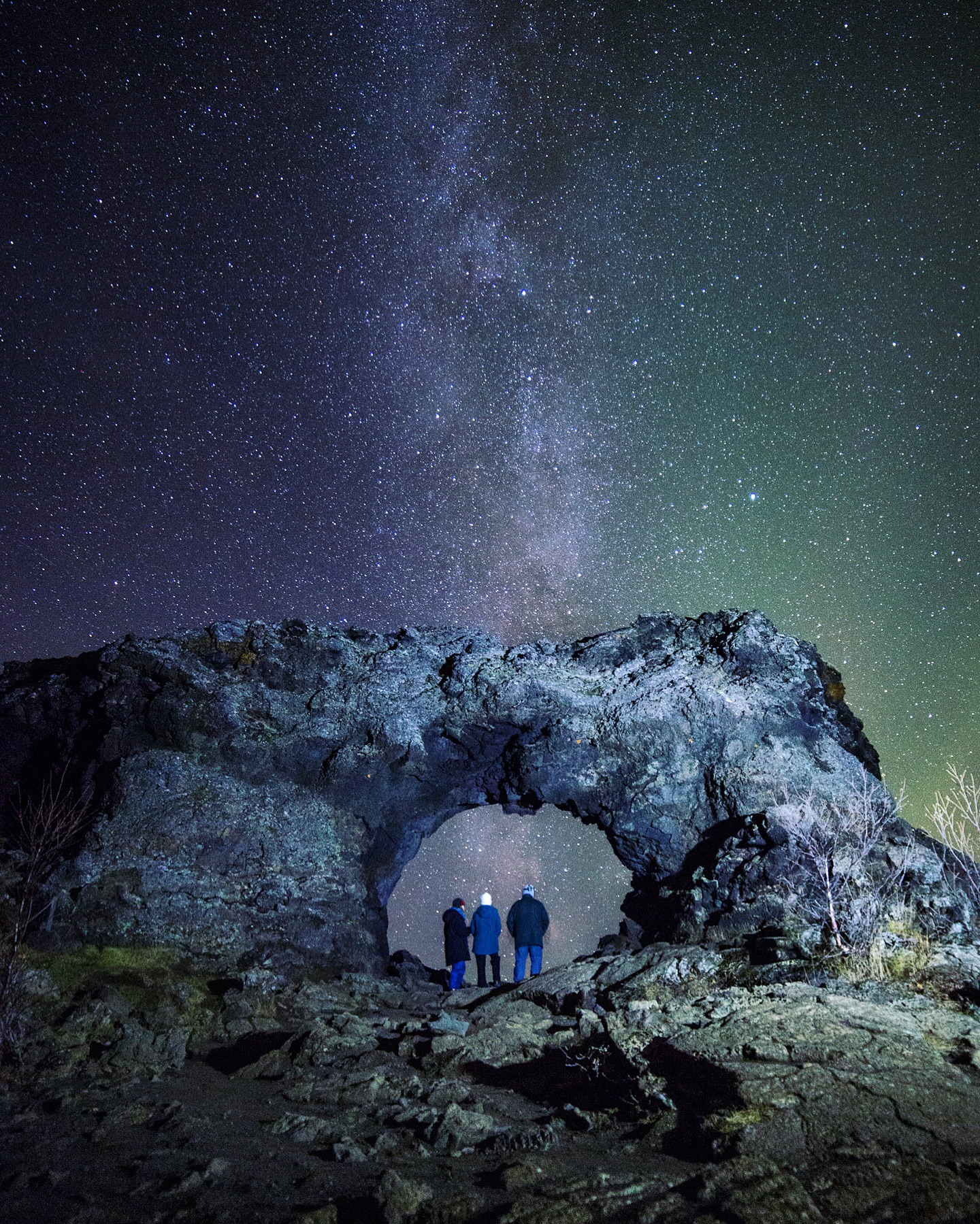Under the midnight stars and ancient stone arches ⭐
Iceland's dramatic landscapes become even more magical after dark. This natural rock formation frames the Milky Way perfectly, creating a window to the universe.
Our night tours reveal a different side of Iceland - where starlight illuminates volcanic formations and the silence of the wilderness speaks louder than words.
Some adventures are best experienced in the quiet of the night.
www.geotravel.is
#stargazing #milkyway #iceland #nighttour #astrophotography #rockformation #northiceland #geotravel #nightsky